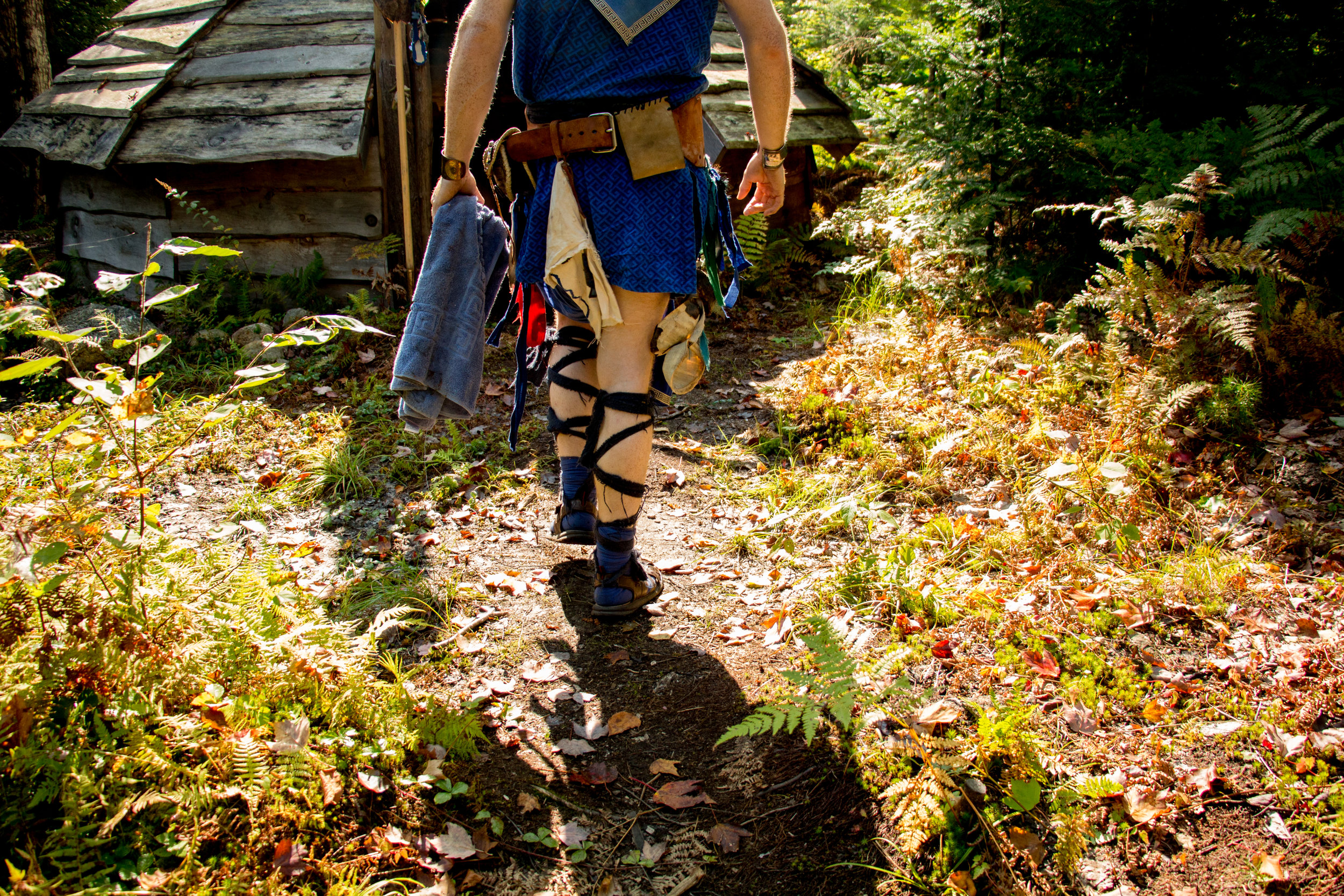  For 8 days every summer, Dagorhir chapters come together in Pennsylvania at an event called Ragnorok. Participants fight in battles, sell and trade crafts, and socialize with other larpers. "My life is Ragnorok, my birthday, Ragnorok, " says Kevin D
