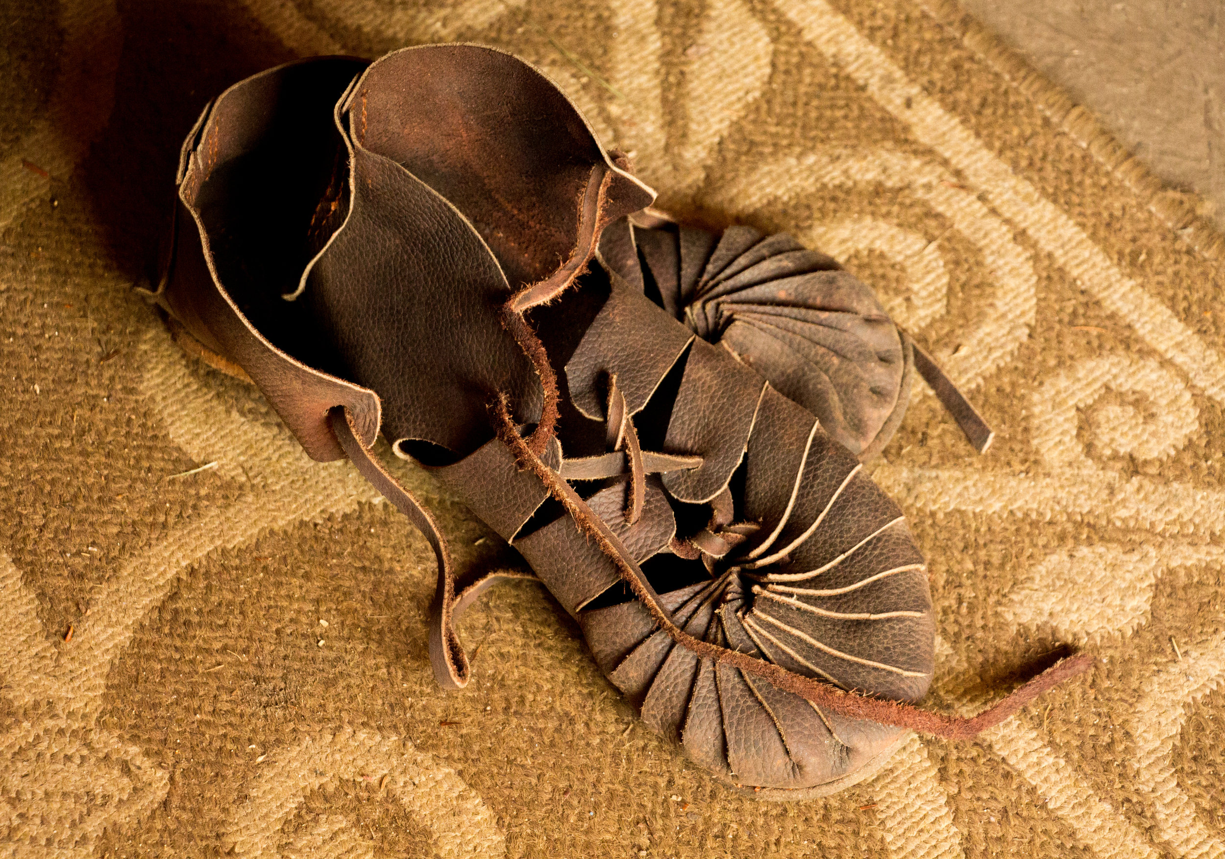  Shoes belonging to Adikan Rafenson. 