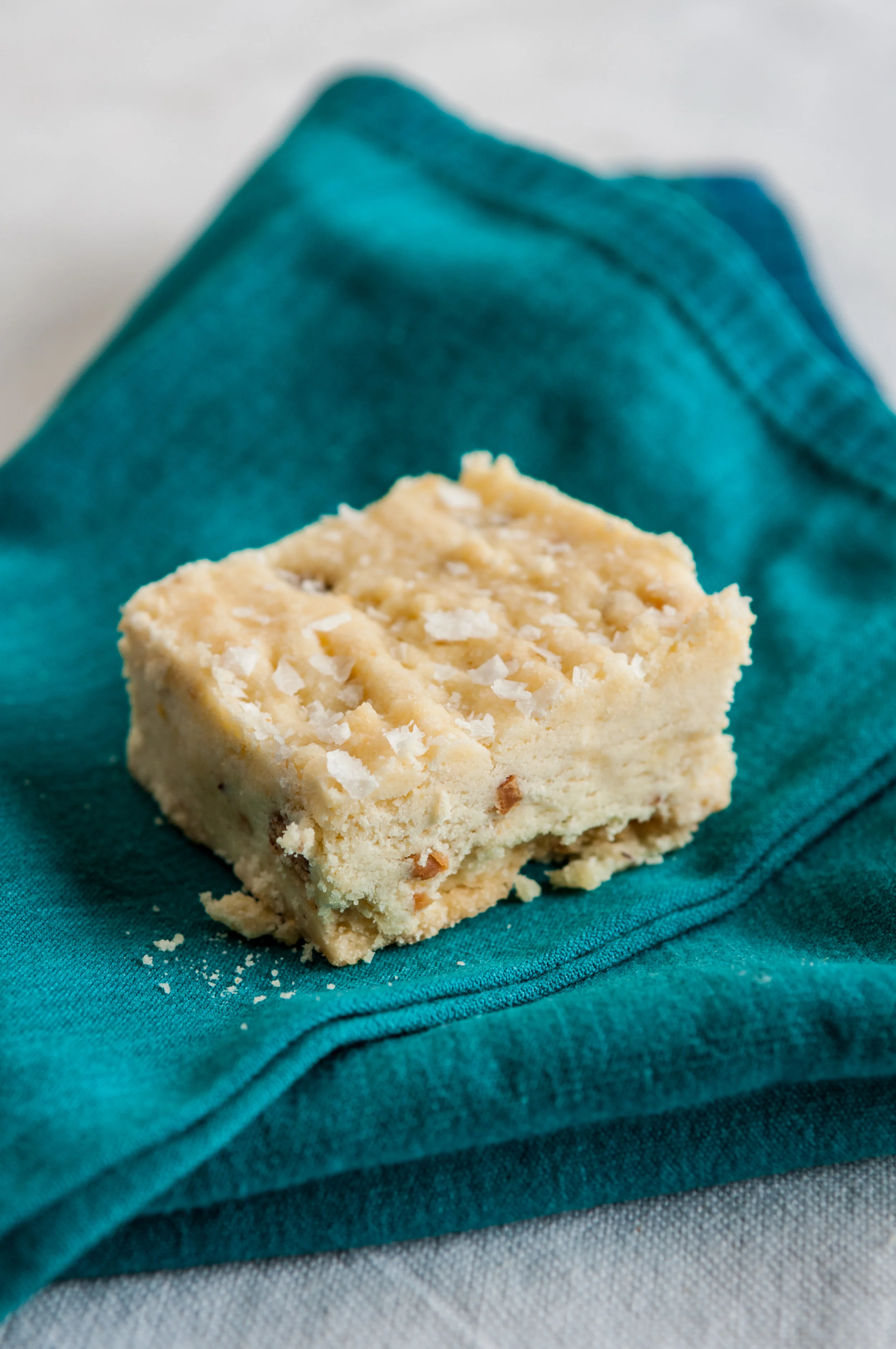 Stoned sea salt shortbread