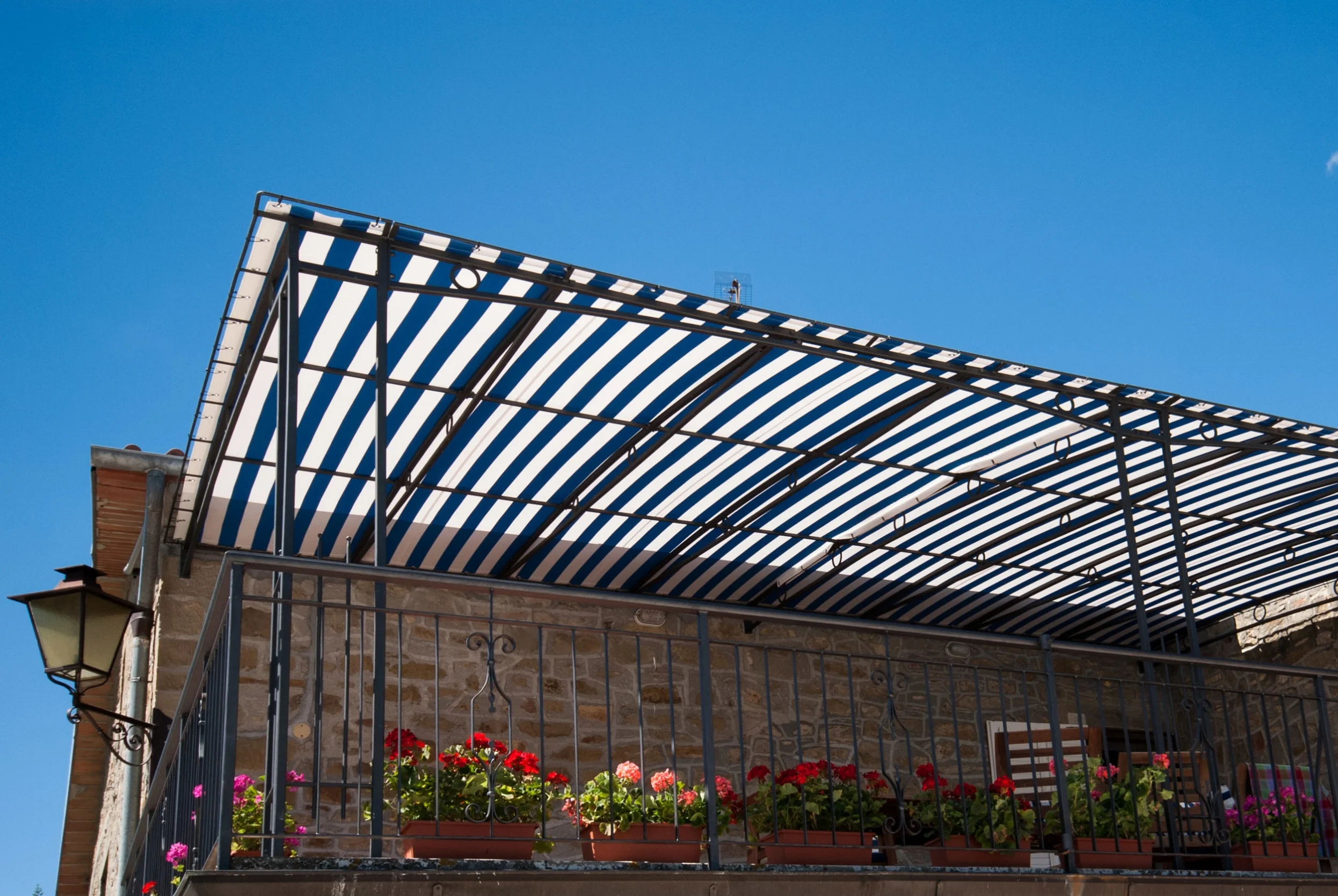 Terrace with pergola