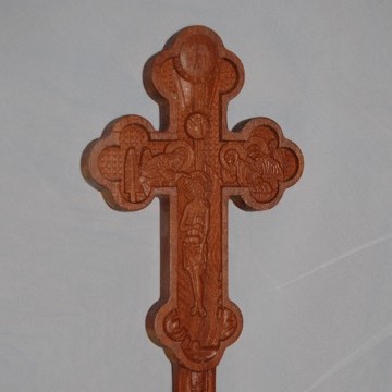 Engraved Story of Christ Wooden Crosses with message on back. | SRSB