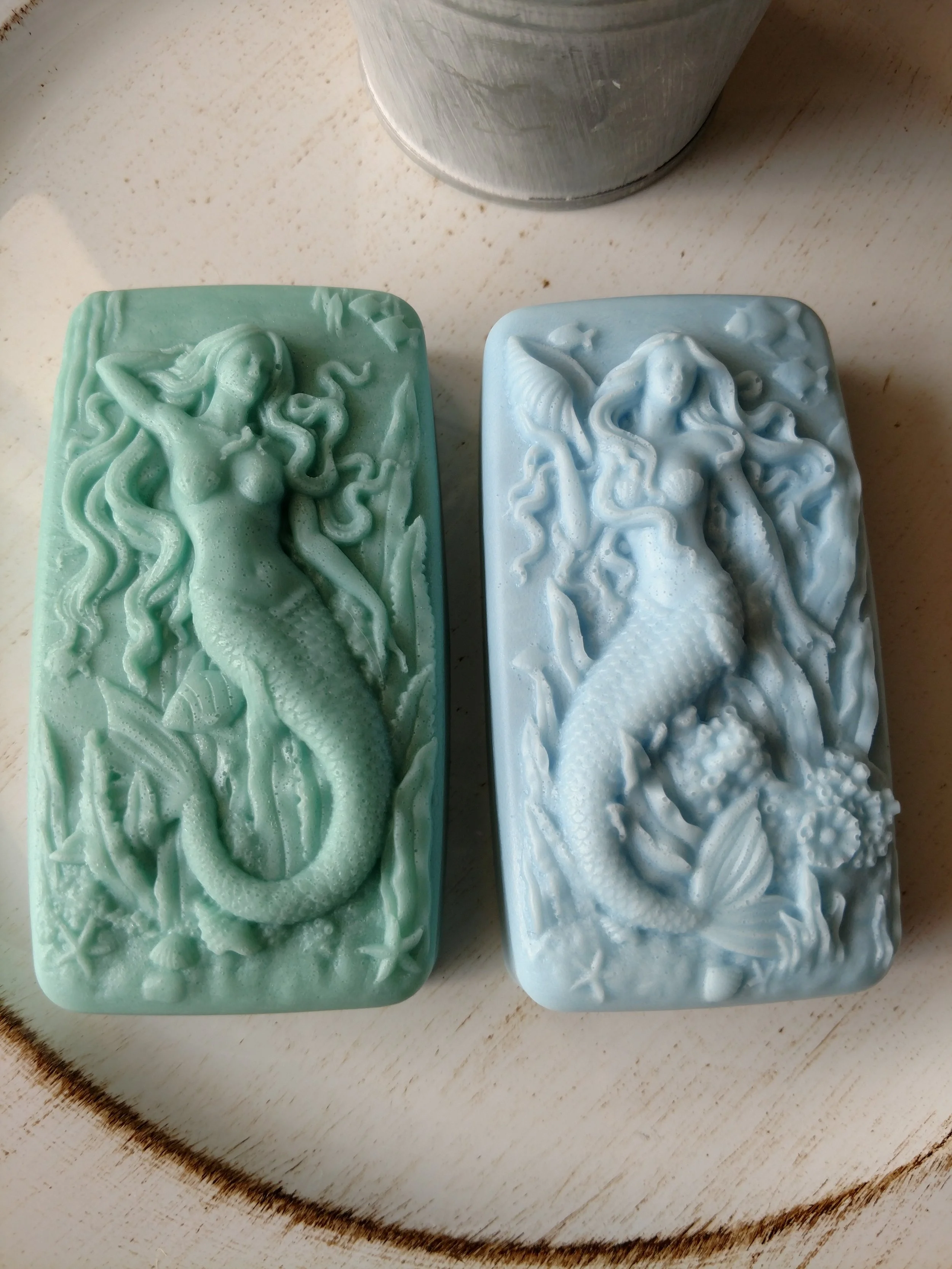 Twin Mermaids Bar Soap Set