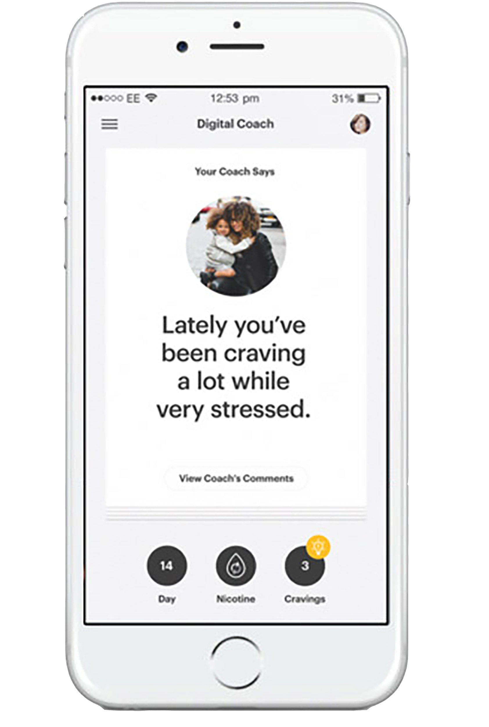The concept is, through a combination of clinically timed medication delivery, expert behavioral coaching, personalization, and tracking users will ultimately have the ability to learn what motivated them to smoke, and to break those cycles. The ult