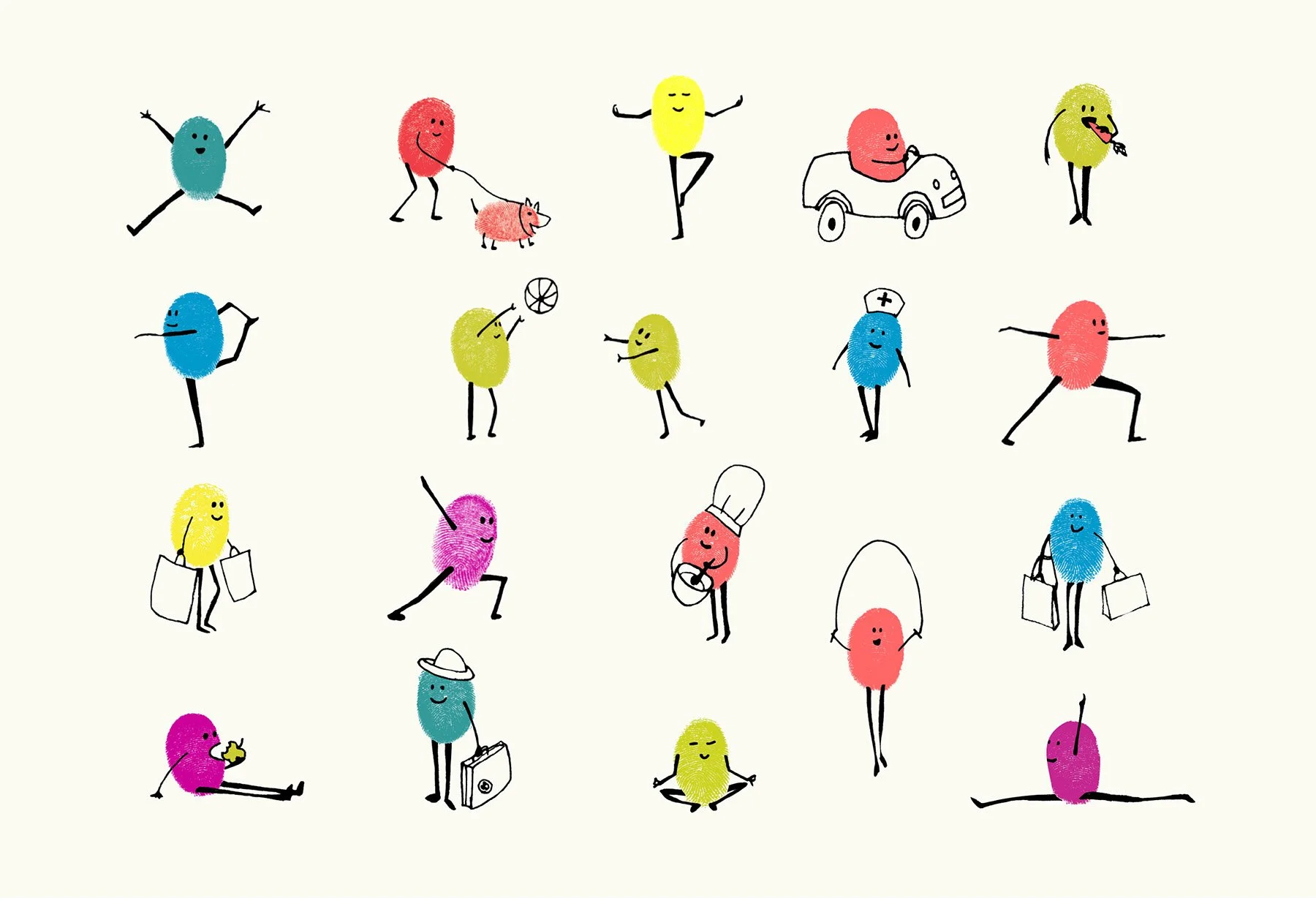 Gift the Cutest Fingerprinted Holiday Cards