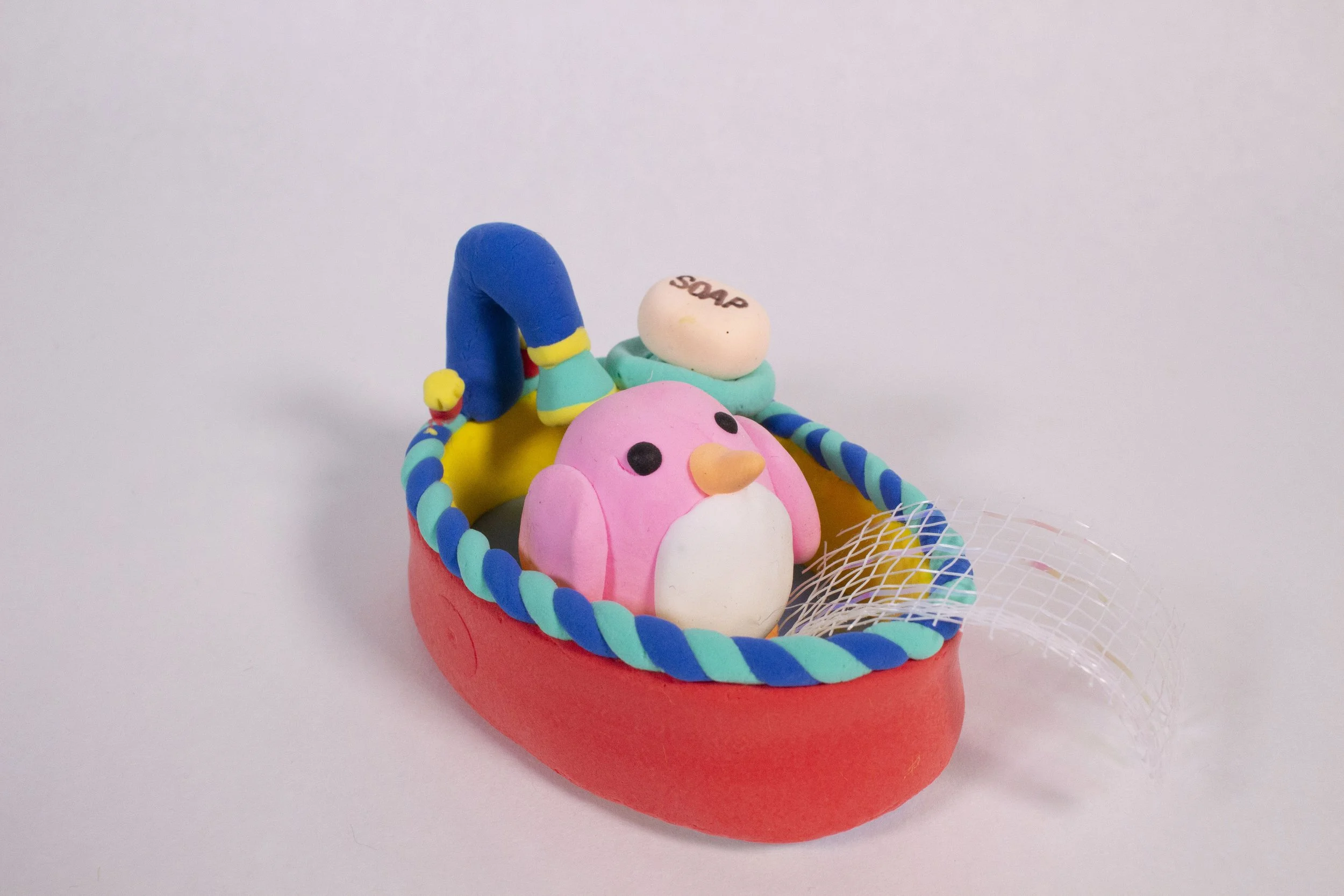 Monday Animation Prompt: Penguin Taking a Bath