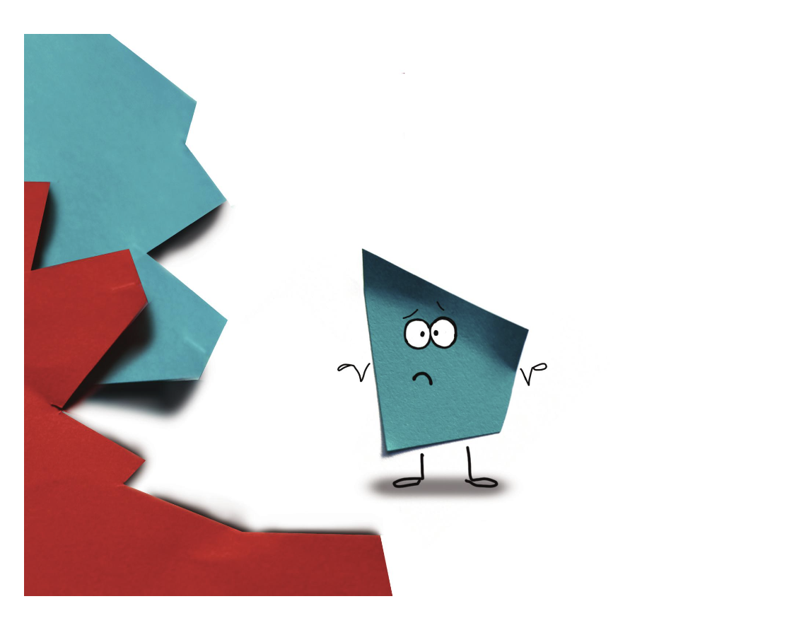 Collage with Paper Snippets