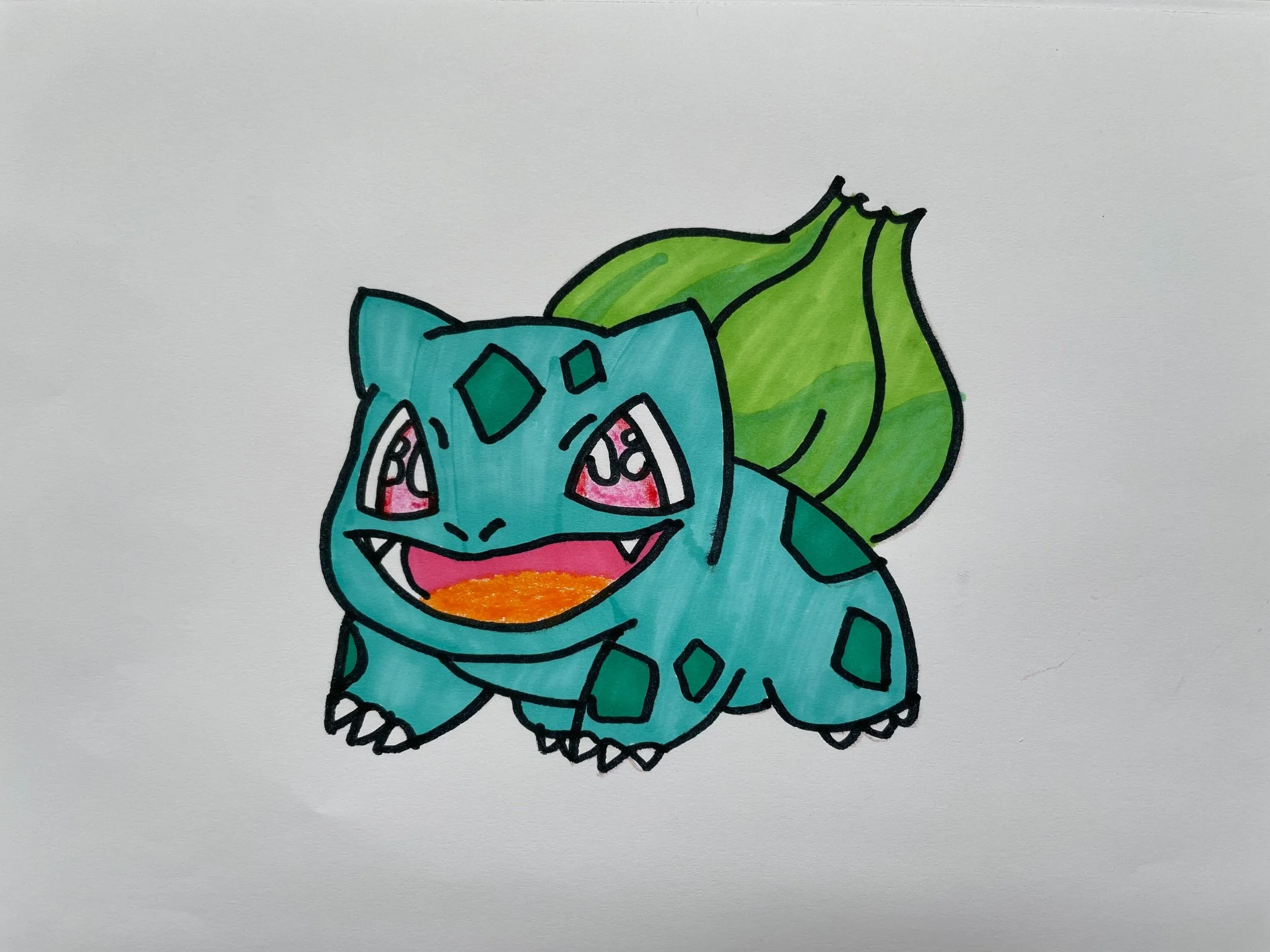 Friday Doodling Prompt: Let's Draw a Bulbasaur!