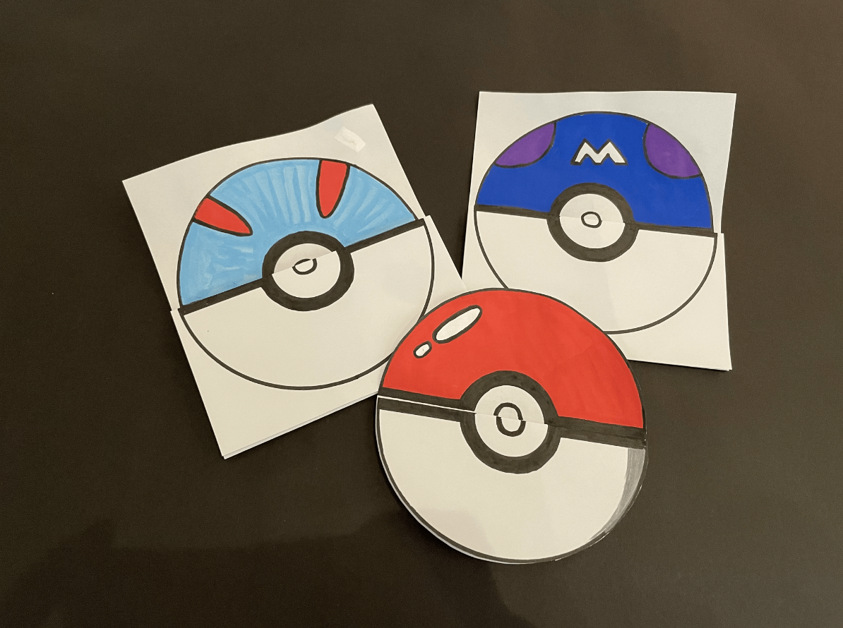 Friday Doodling Prompt: How to Draw Pokeballs that Open and Close