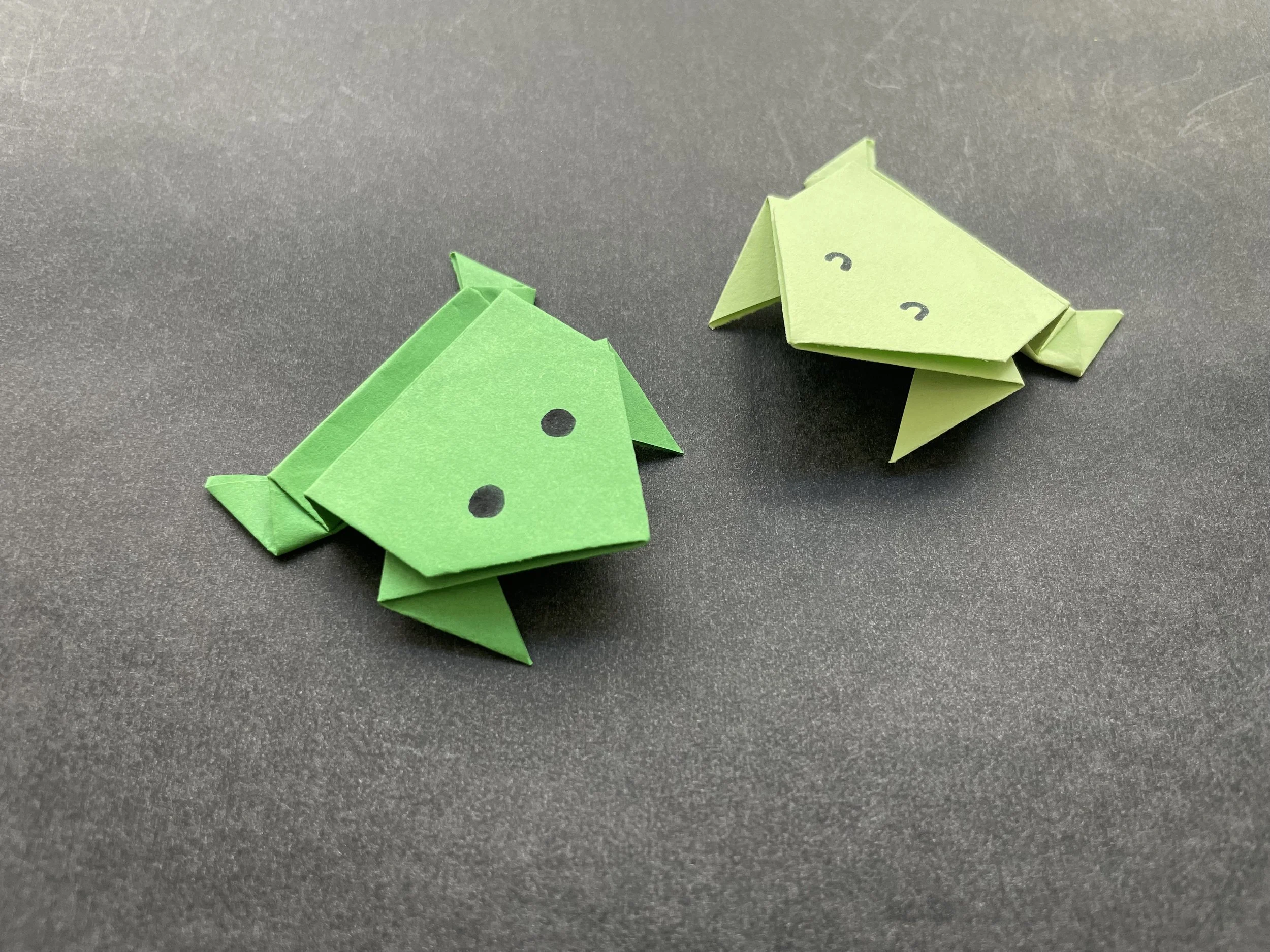 Monday Origami Prompt: How to Make a Jumping Frog