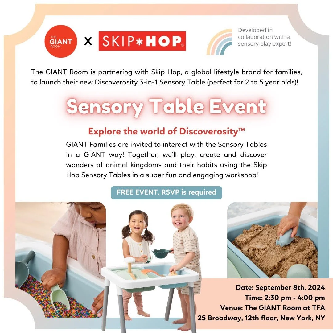 Free Event: The GIANT Room x Skip Hop Discoverosity Sensory Table Event