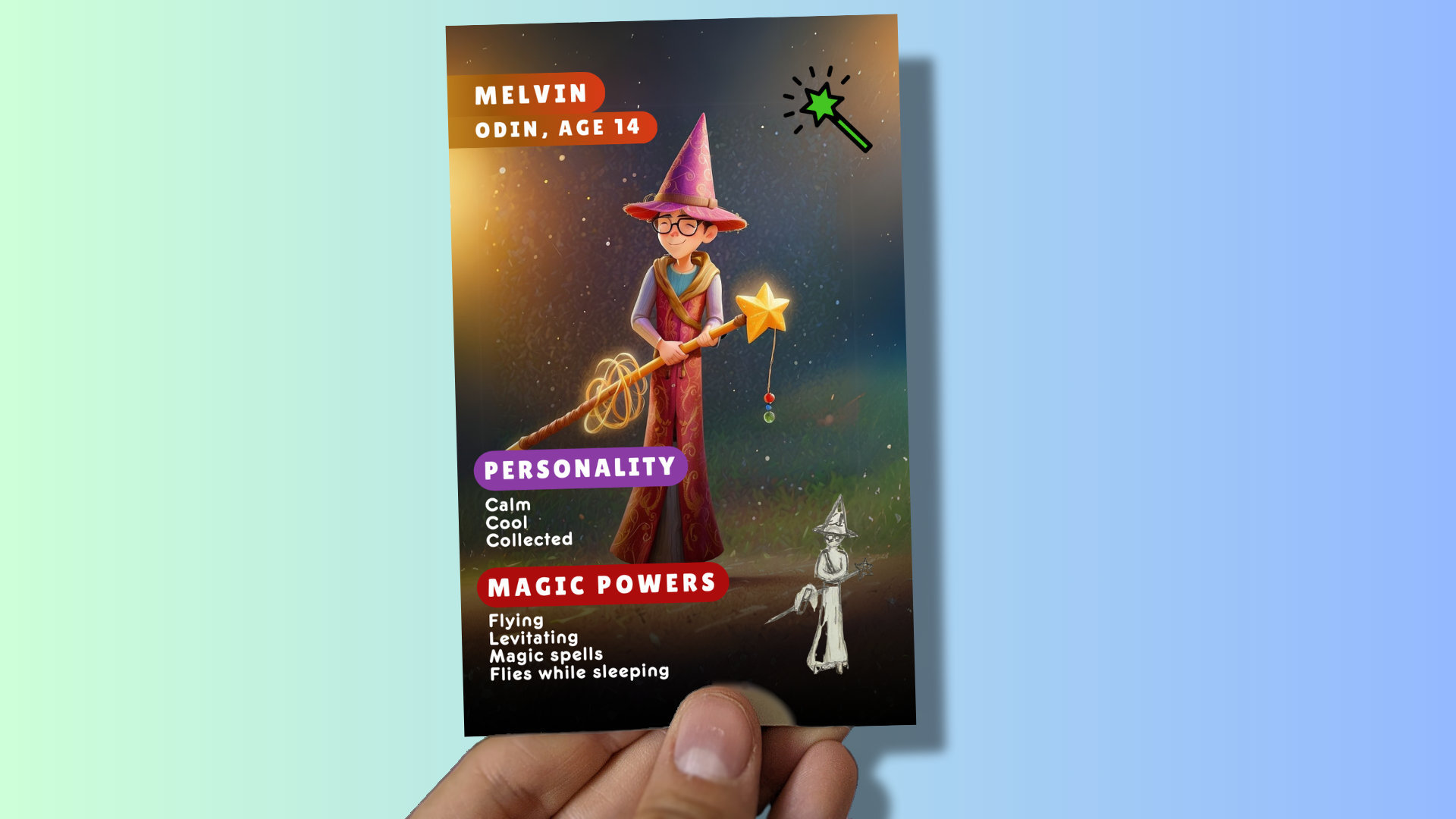 Create Your Own Fairytale Character Trading Card at Killingly Public Library!