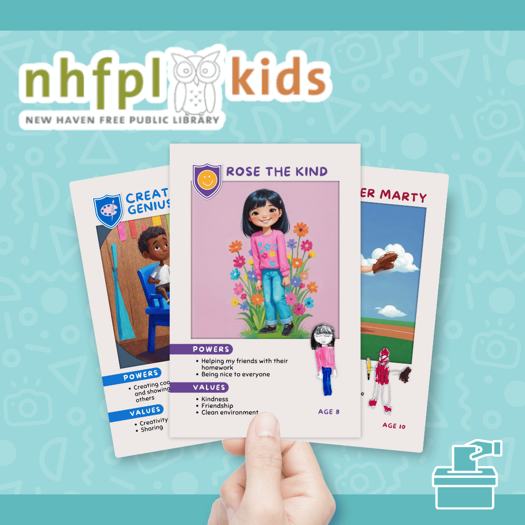 Make Community Self-Portraits Trading Cards at Ives Main Public Library