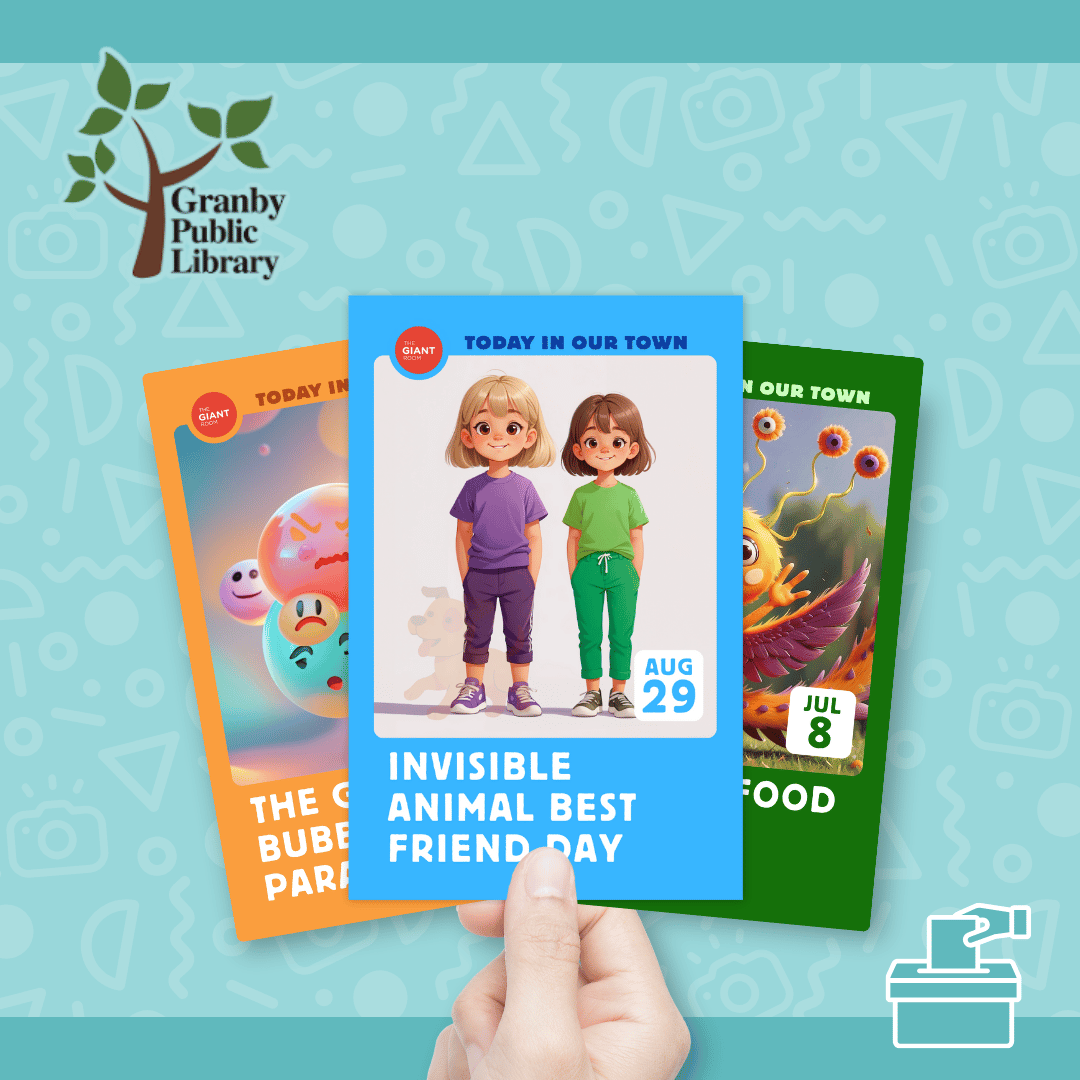 Design Holiday Trading Cards at Granby Public Library