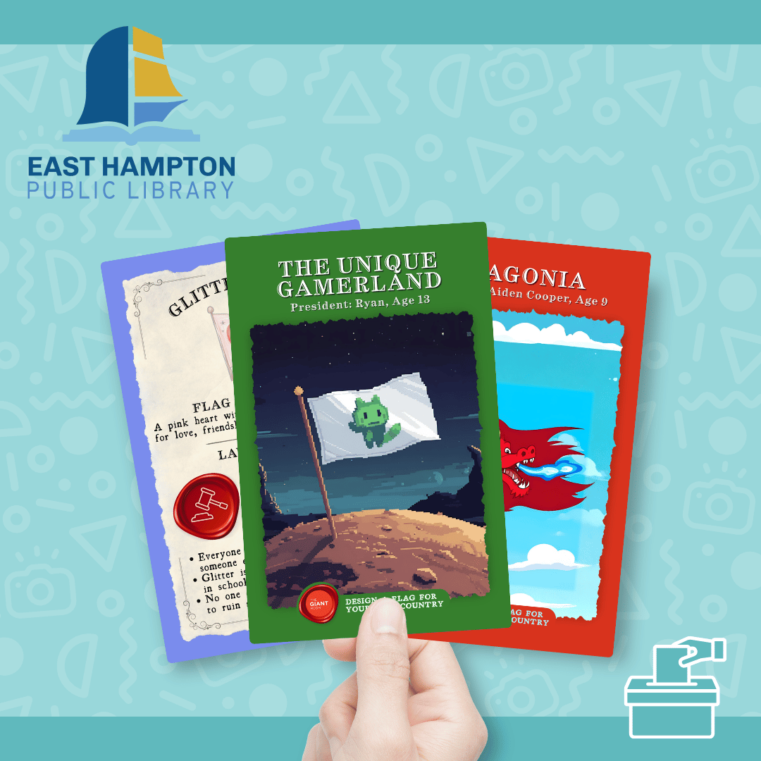 Design Country Flag Trading Cards at East Hampton Library