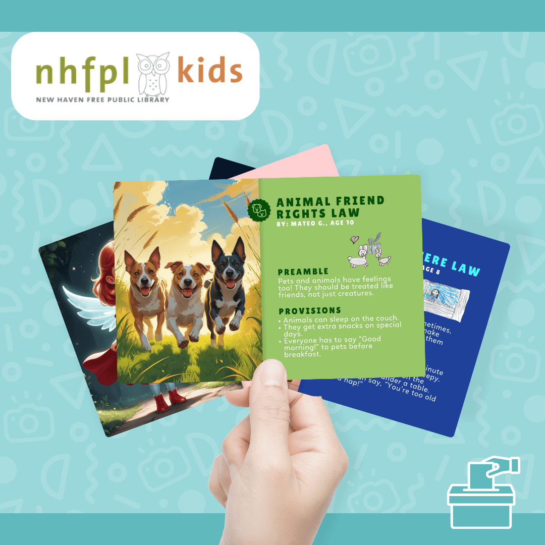 Create Laws of the Land Trading Cards at Ives Main Public Library