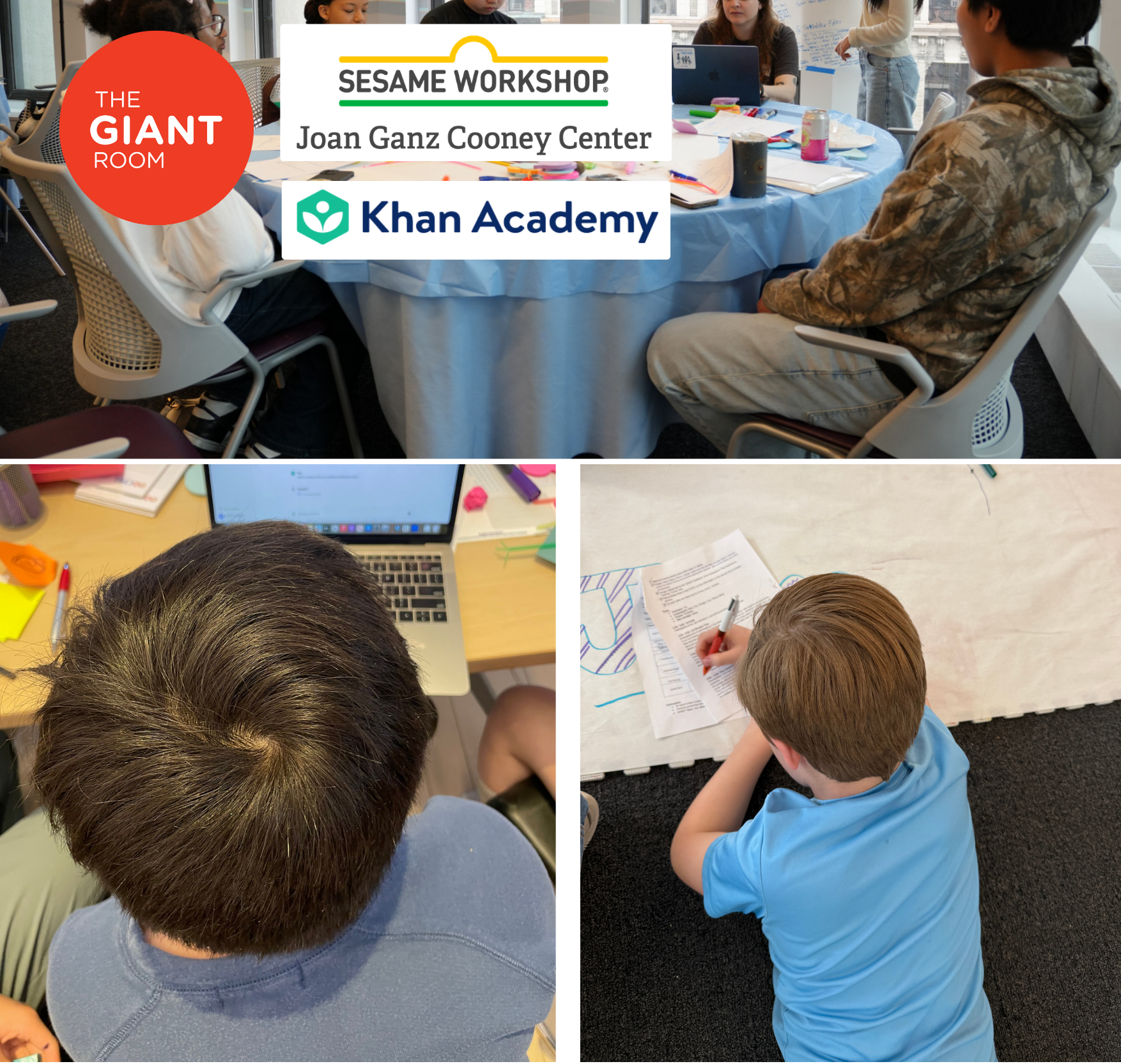 The GIANT Room partners with Joan Ganz Cooney Center and Khan Academy