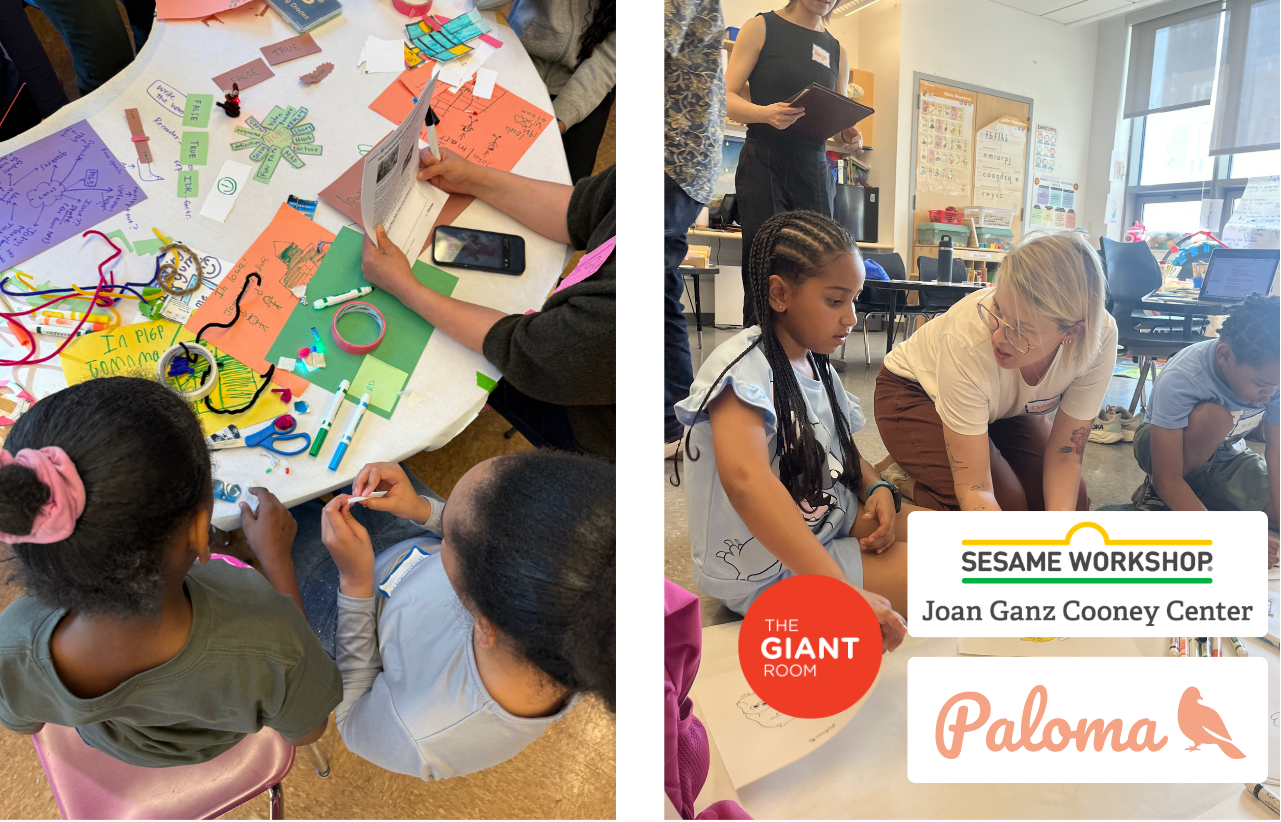 The GIANT Room partners with Joan Ganz Cooney Center and Paloma Learning