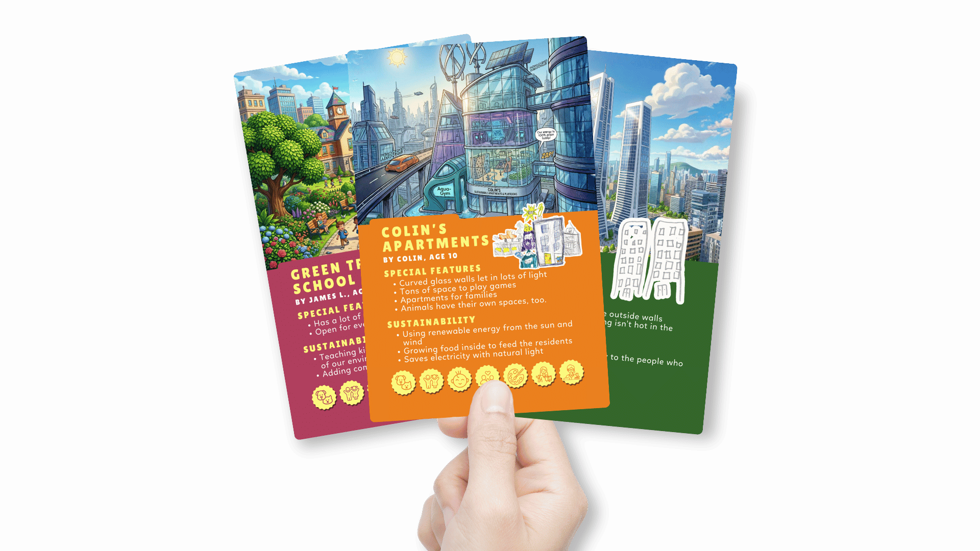Design Sustainable City Trading Cards at IDC
