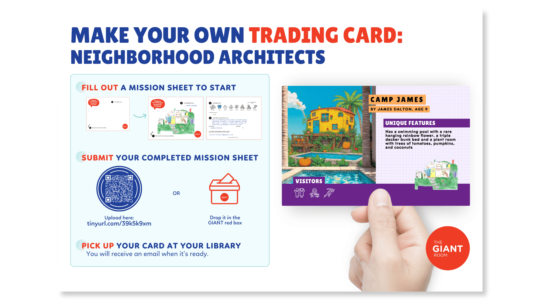 Design Community Building Trading Cards at Ansonia Public Library — The ...