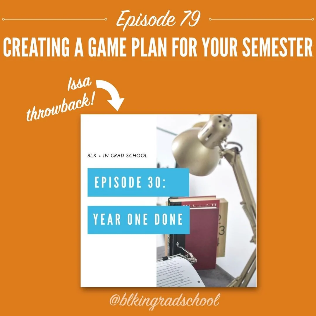 Episode 79: Creating a Game Plan for your Semester