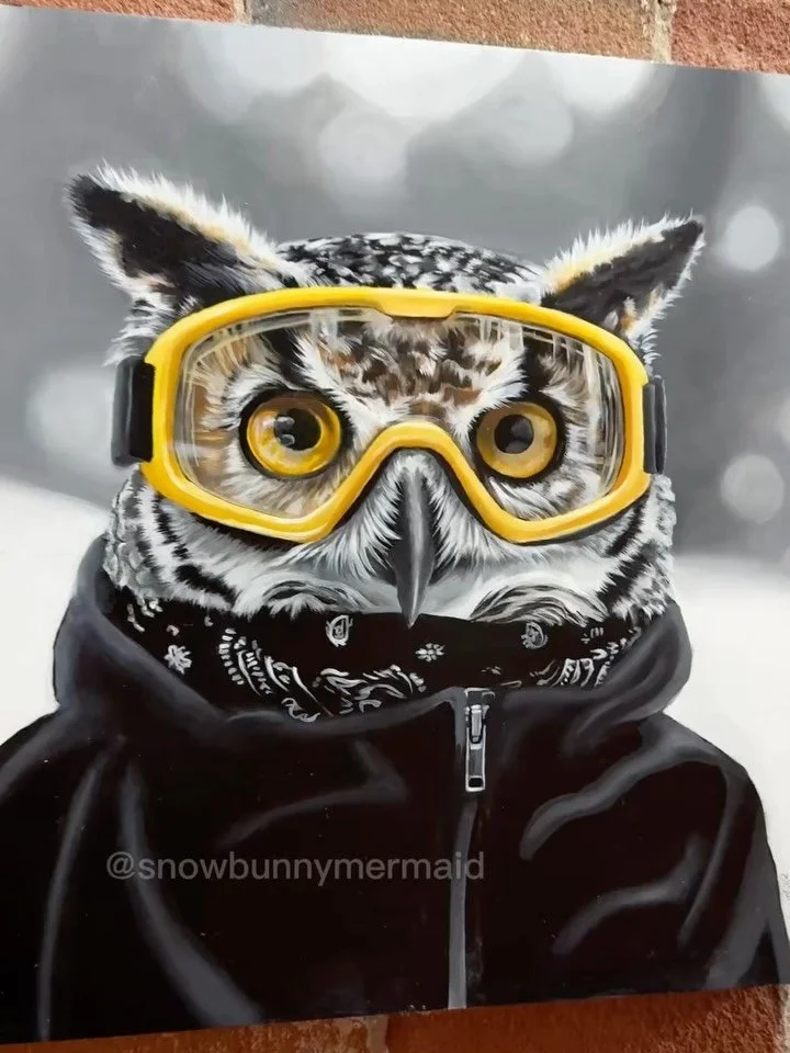 🦉🦉As far back as I can remember on the farm, 2 great horned owls lived in the pine trees beside my bedroom window. I would fall asleep listening to Hoolio &amp; Buttons talk to eachother. It was so comforting. 

The summer the farmyard was being so