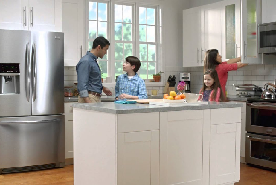 Frigidaire brand: Family oriented, bright, relatable