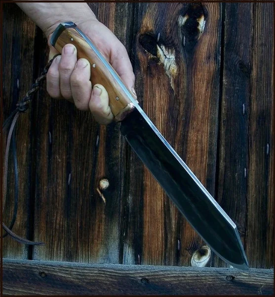 Hand forged camp knife.