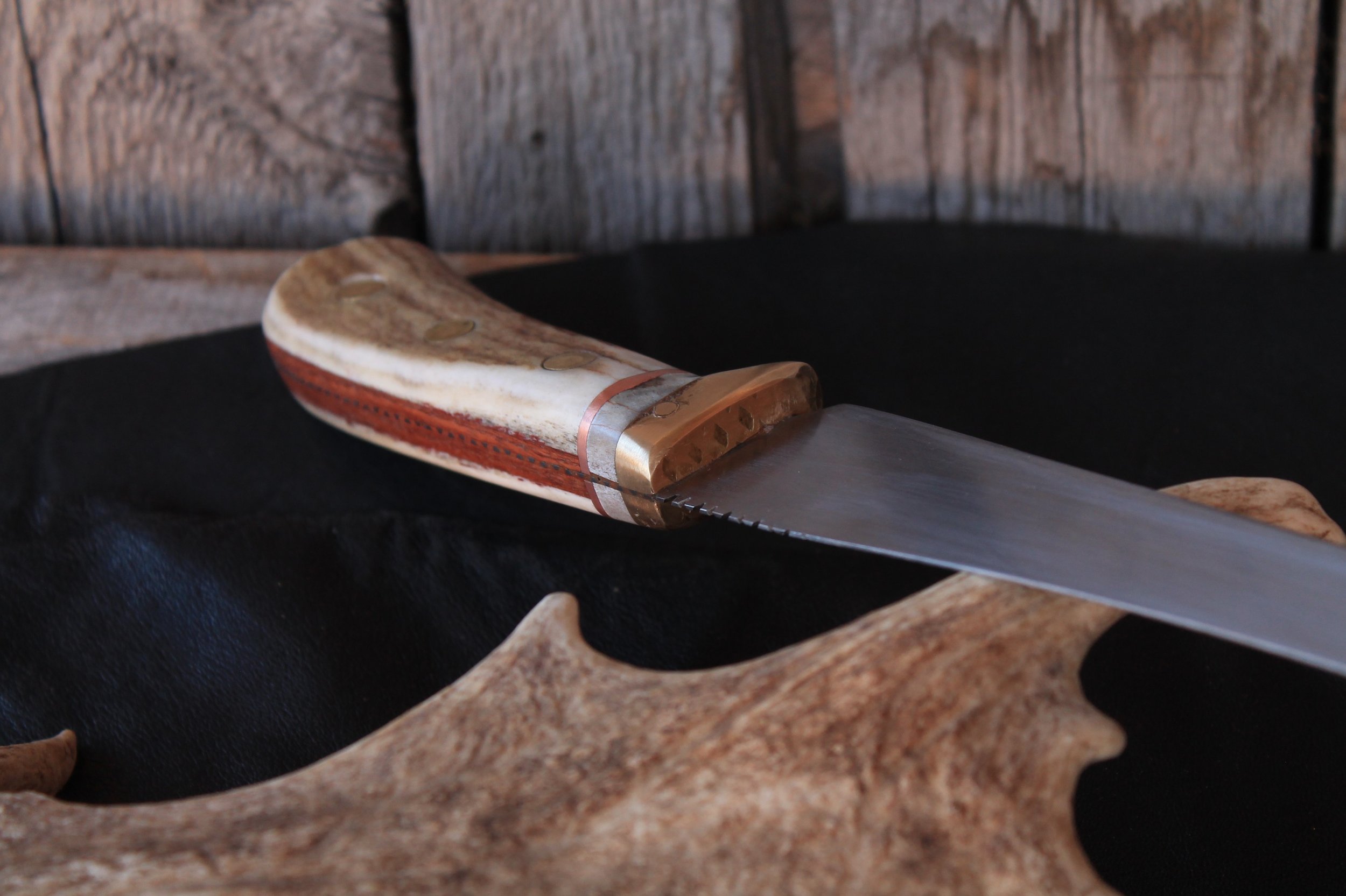 Kodiak Fish Fillet Blade - DIY Custom Knife Making Kit - Wood Handles