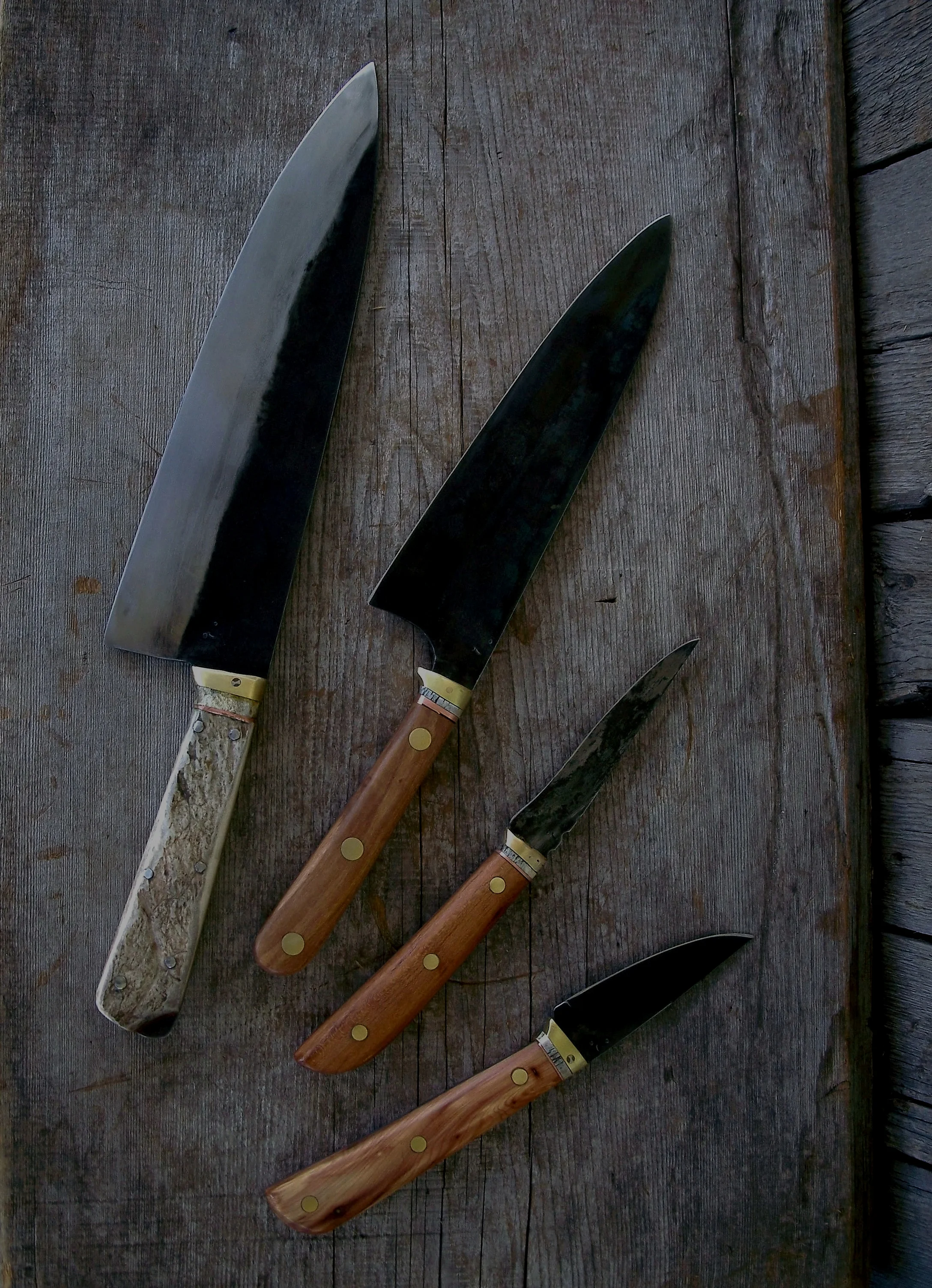 Handmade custom kitchen knives made with the finest materials.