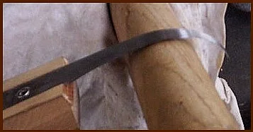 Step guide to making a wood carving knife.