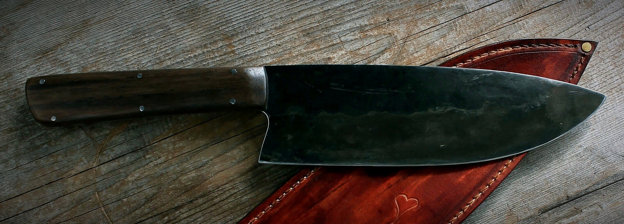 Damascus Kitchen Knife Set, Cheff Knife, Pairing Knife, Hand-forged Carbon  Steel Ulu Knife and Cleaver