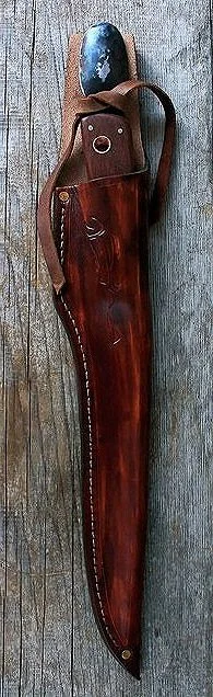 Handmade Fillet Knife Sheathed