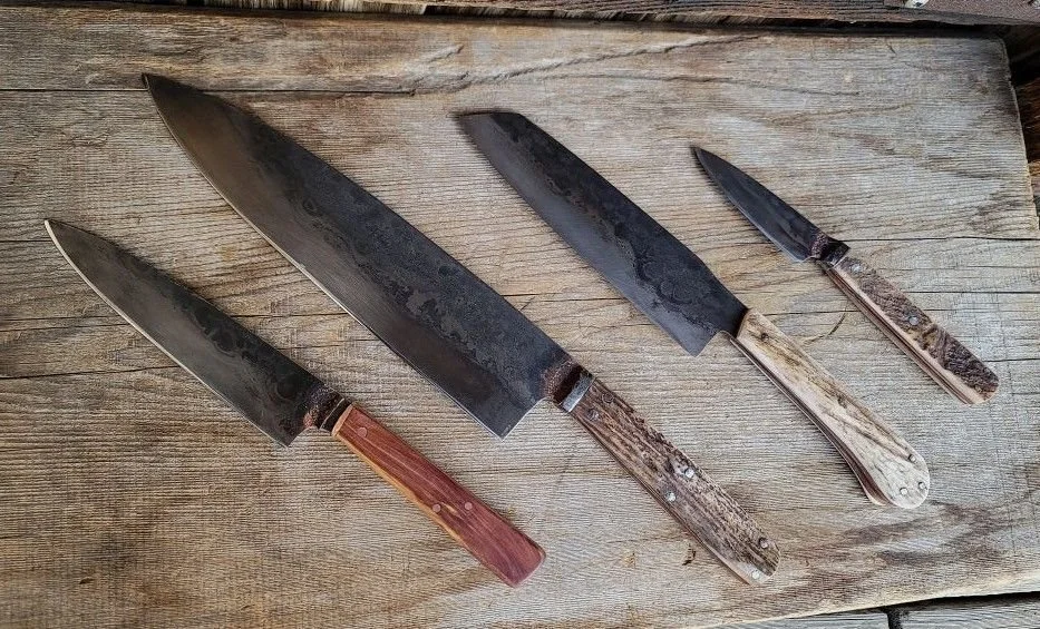 4  premium quality handmade kitchen knives