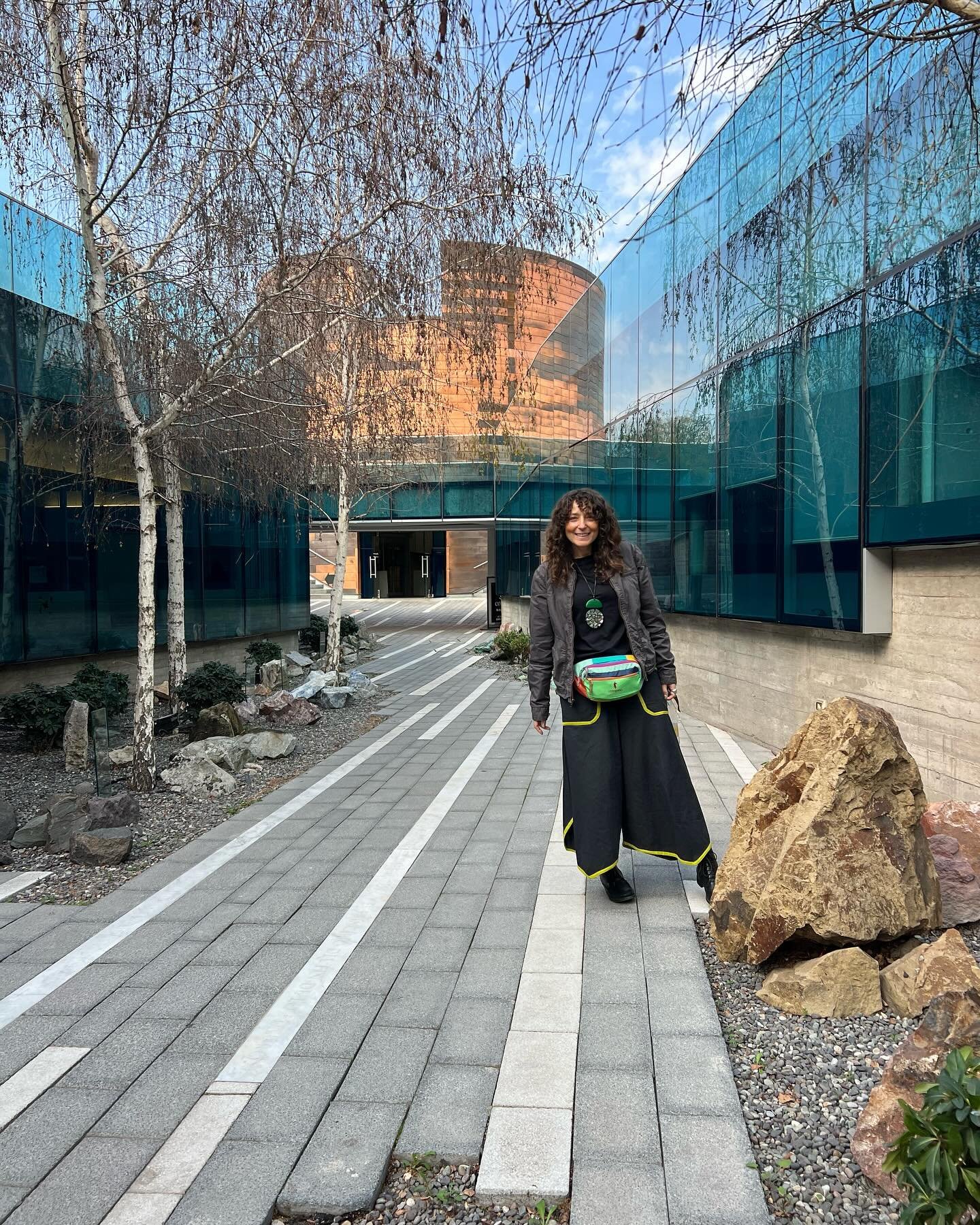 Santiago, including the extractivist Zen copper garden with copper building at La Cat&oacute;lica&rsquo;s campus; the headlines about pennies following four public performances of mine about pennies from nether; the geological exhibits of the subway 