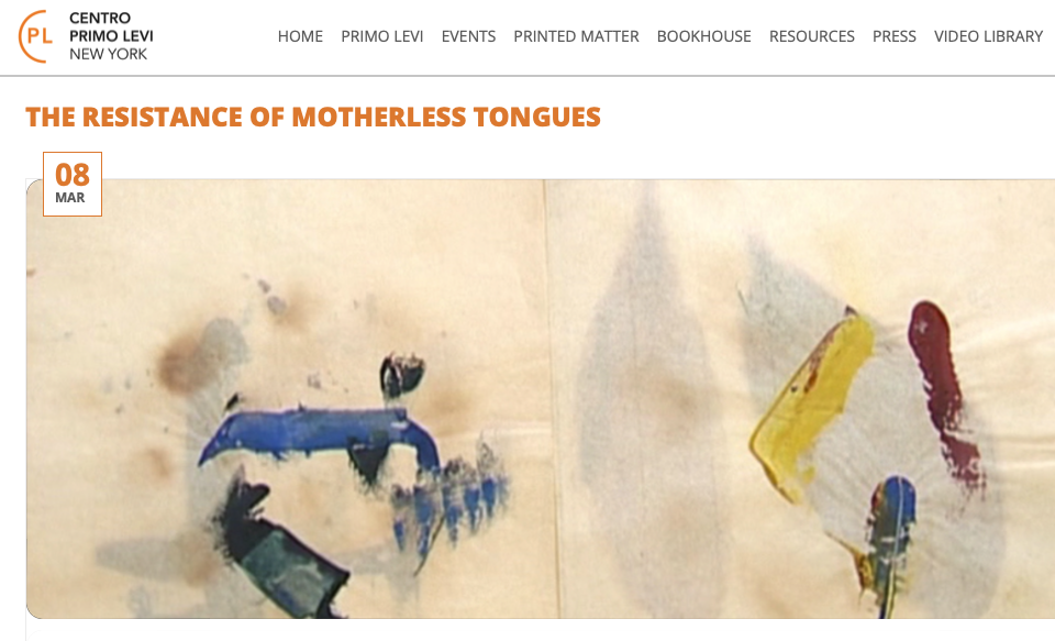 THE RESISTANCE OF MOTHERLESS TONGUES