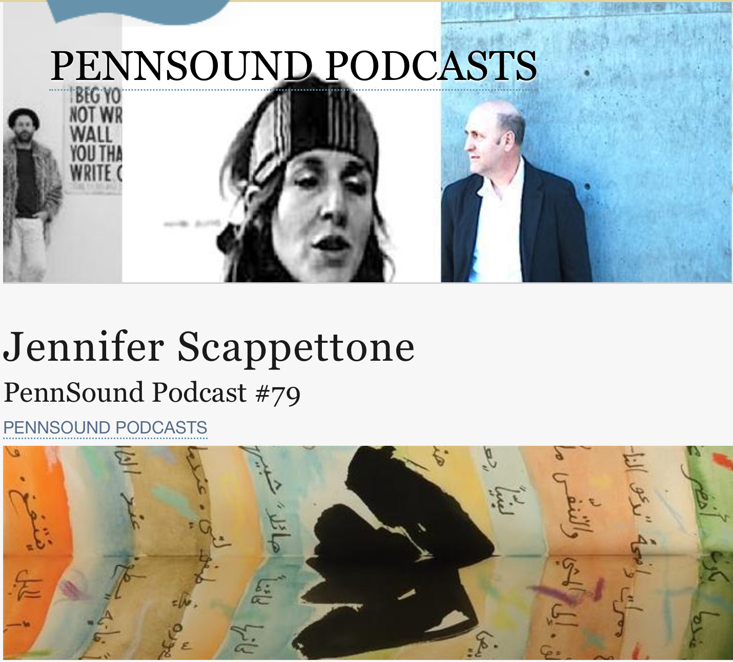PENNSOUND PODCAST: POETRY AFTER BARBARISM