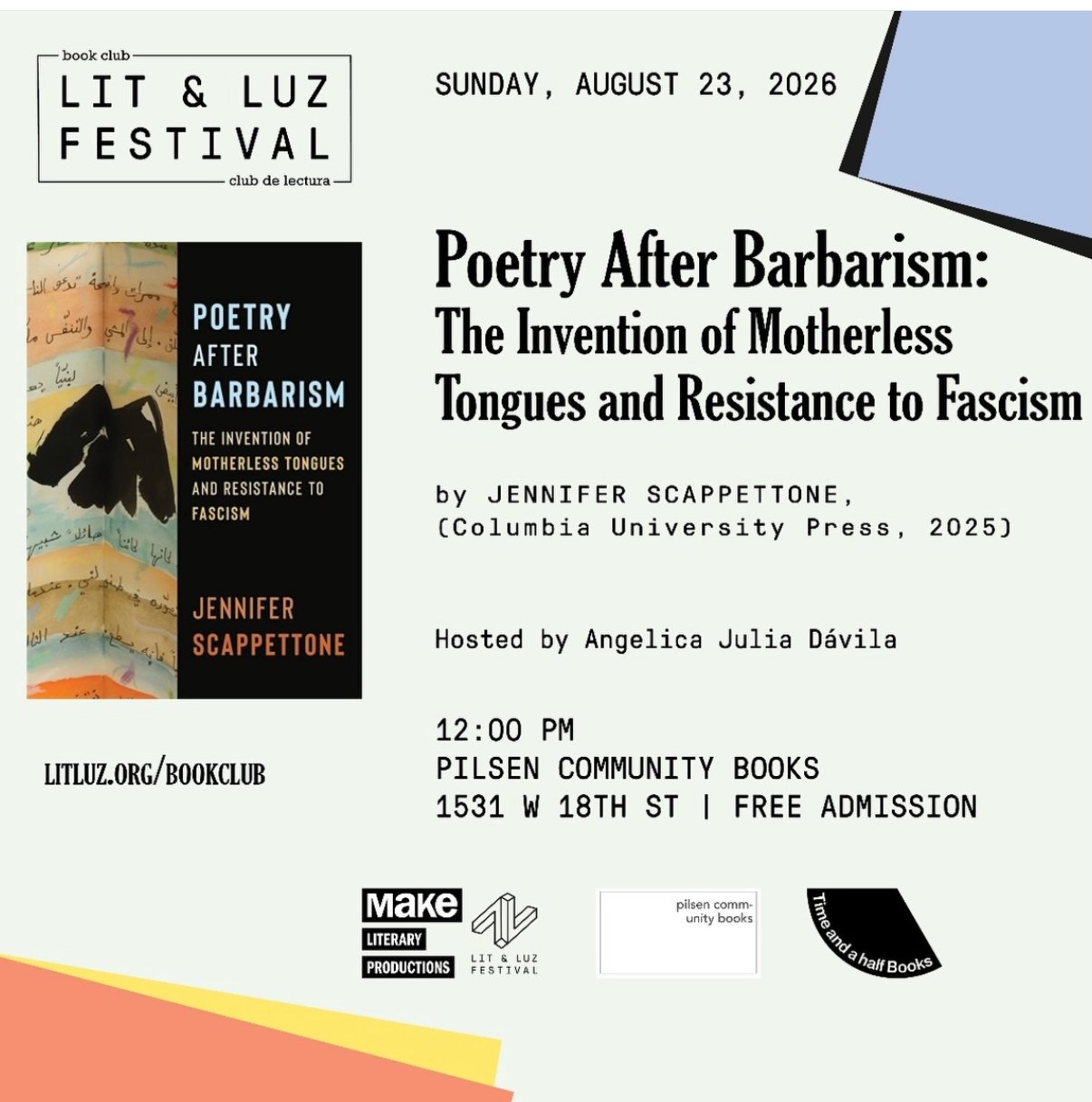 LIT Y LUZ: BOOK CLUB!