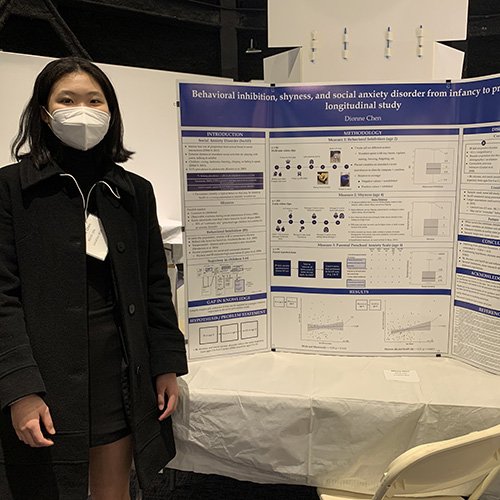 Dionne Chen with Poster
