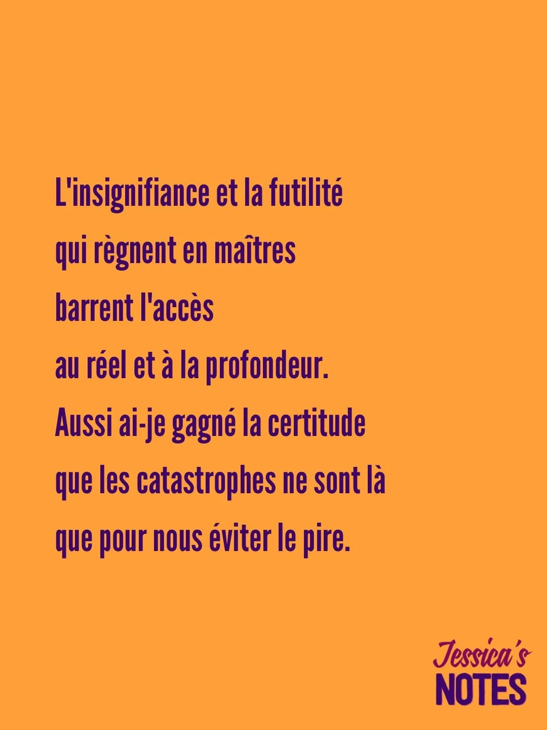 Et les mots de Christiane comme un phare&hellip; pour  trouver du sens et ne pas se noyer&hellip;