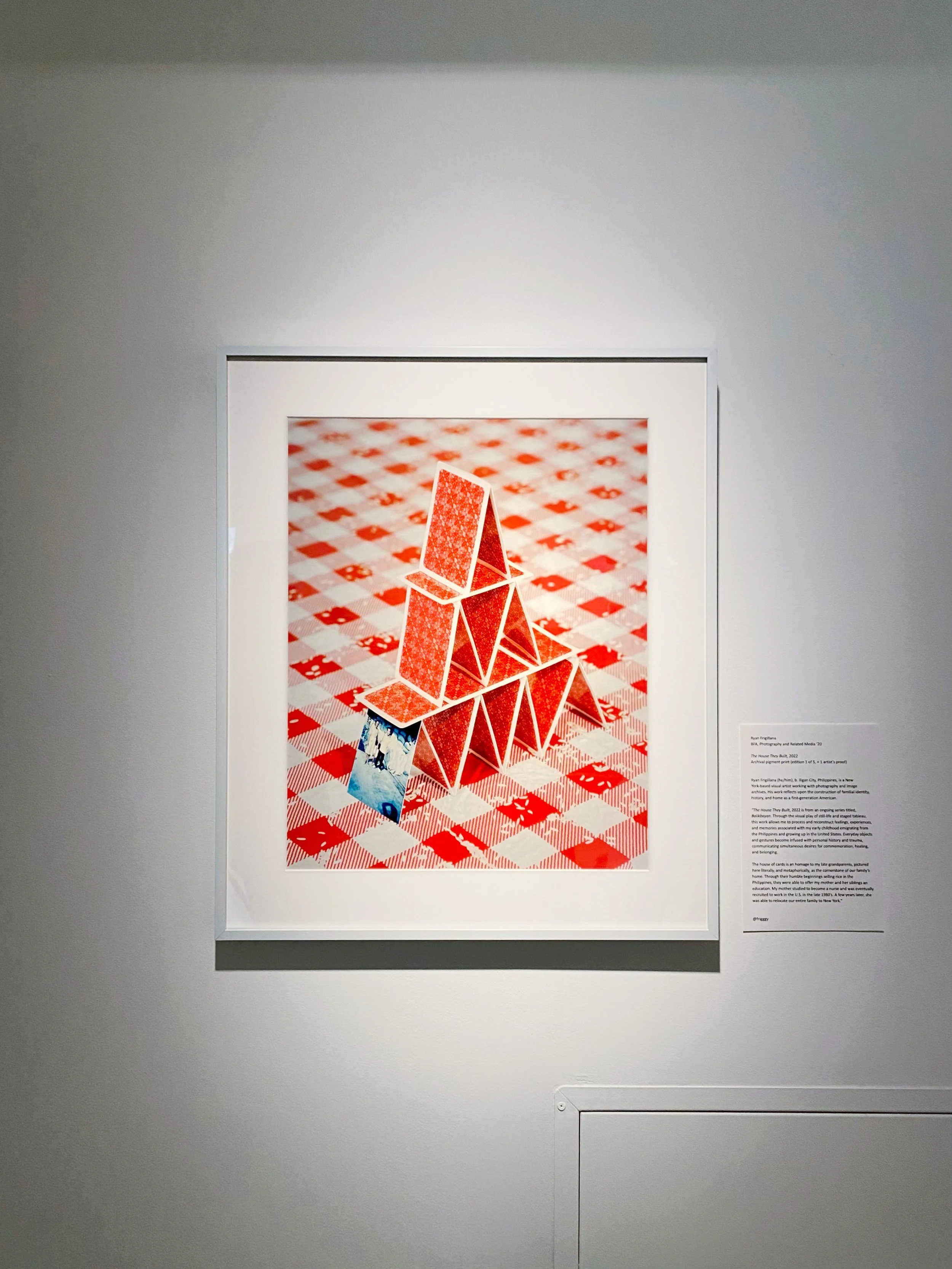    Creative Industry: The Alumni Journey  , Art and Design Gallery, Fashion Institute of Technology, New York, NY. November 16, 2022—January 31, 2023.  The House They Built , 2022, from the series,  Balikbayan  (2022—ongoing). 20 x 16 in. archival in