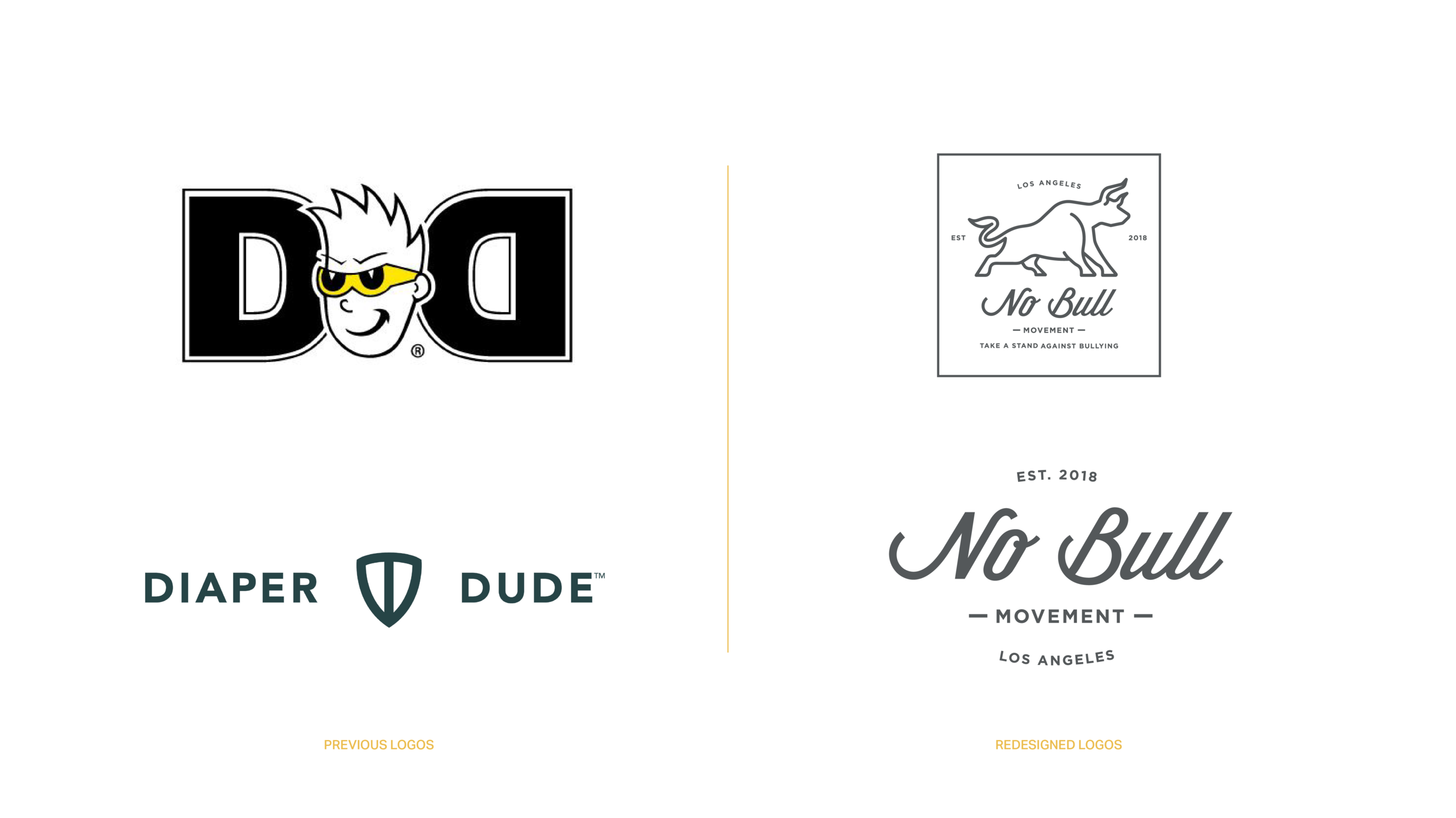 Main Logos | Old Vs. New