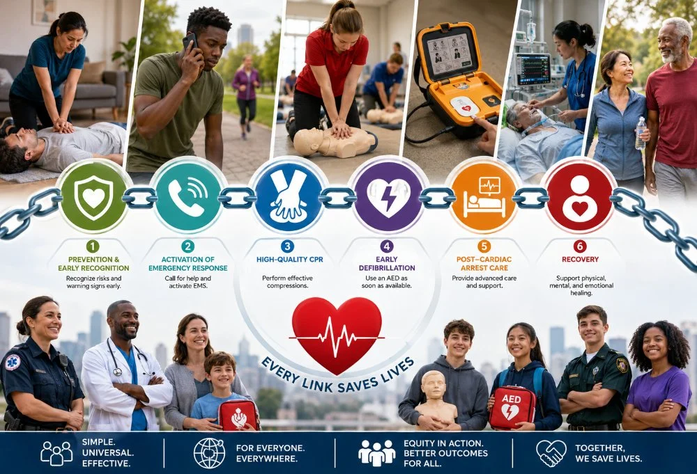 The Unified ‘Chain of Survival’: AHA Simplifies CPR Response Across Ages &amp; Settings