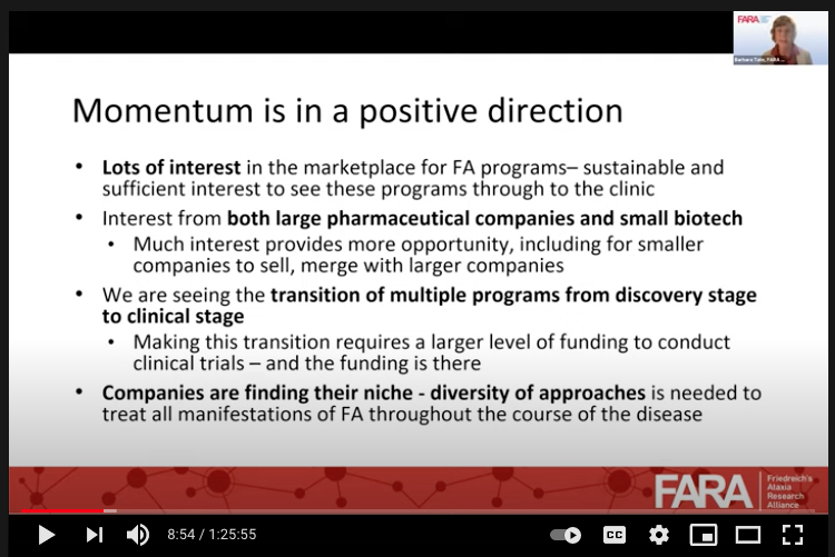 FARA FA Treatment Pipeline Webinar