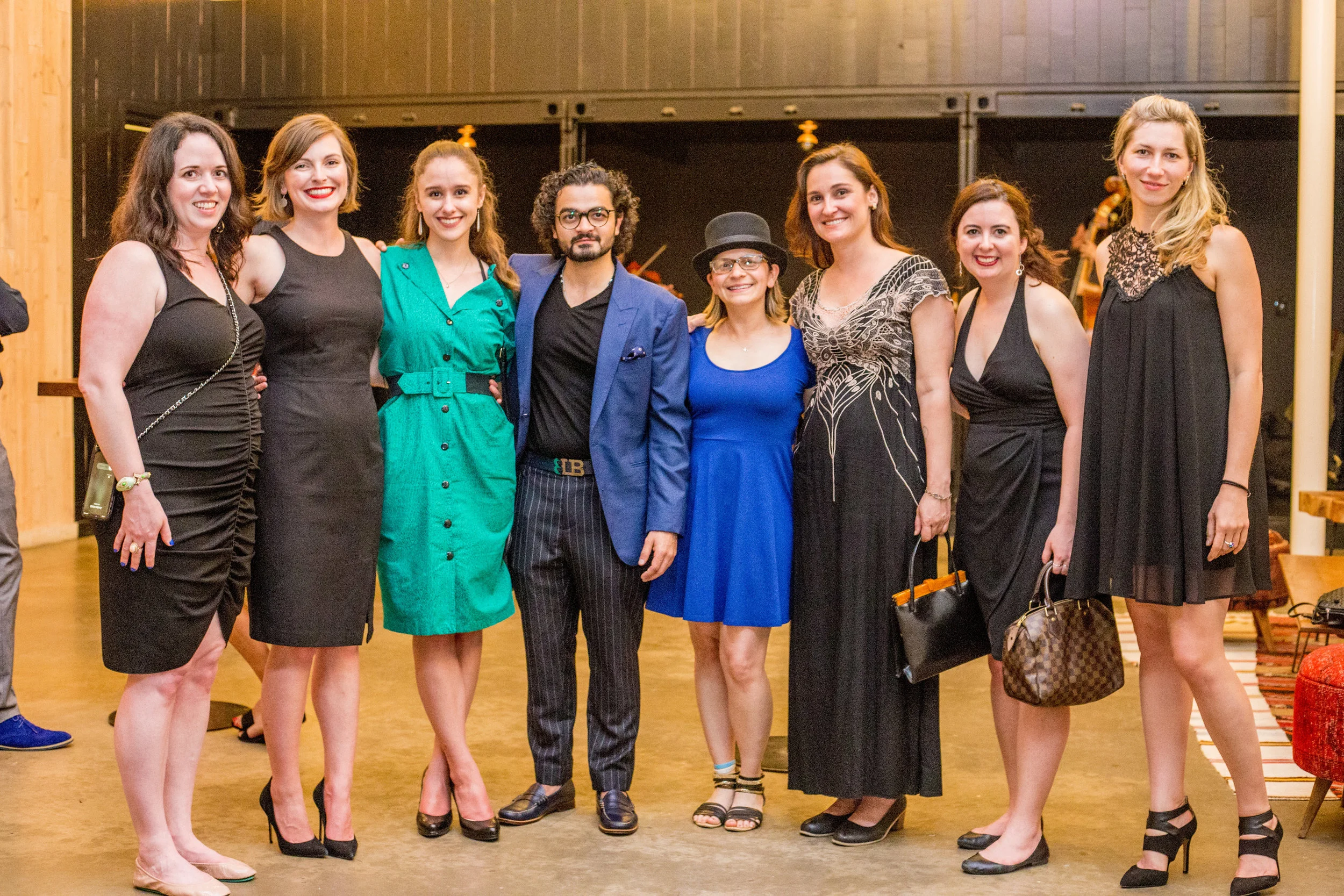 Volunteer Instructors at the first annual Spring Gala (From left to right) Kaitlin Shirley, Stephanie Brynes, Nina Cline, Hamza Iqbl, Heather Stan, Karen Pagani, Jocelyn Wright, Marina Alexandrova