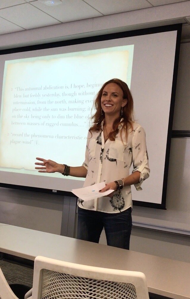 AUBREY PLOURDE Aubrey earned her PhD in English Literature from the University of Texas at Austin.
