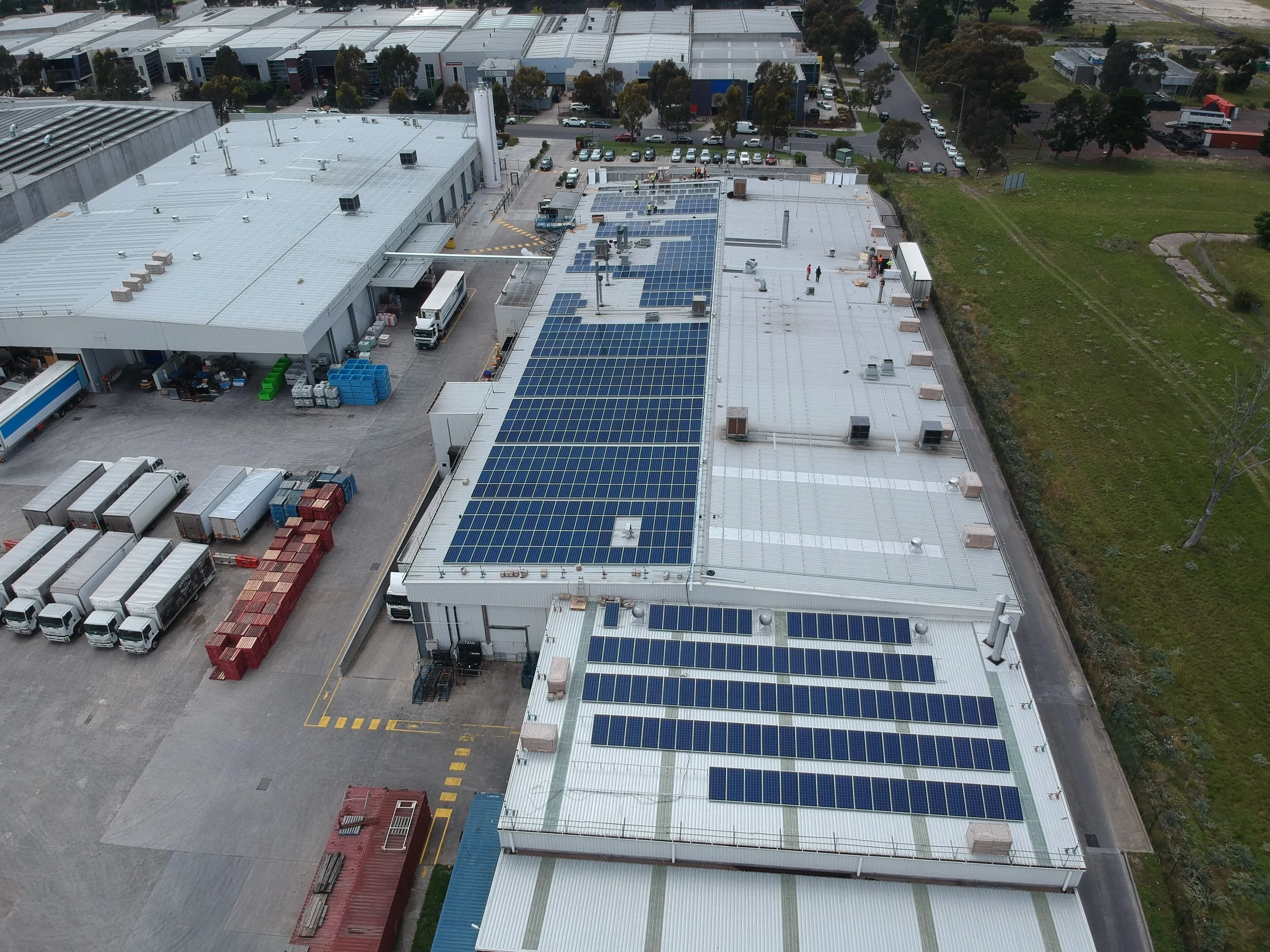 Davies Bakery 450kW in progress