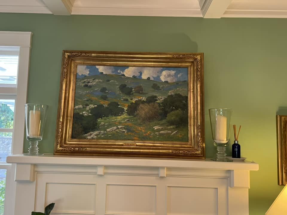 Happy weekend everyone! 
Junn Roca&rsquo;s paintings at their forever home.