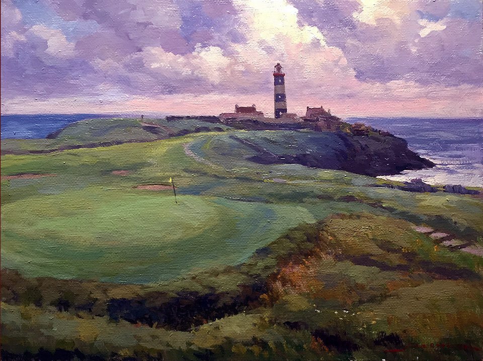The Old Head 8x10 oil painted en plein air on location. I can&rsquo;t wait to visit this awesome course and see our friend Patrick and perhaps play a round or 2. #theoldhead #kinsale #golfpainting #golfheaven #pleinairpainting #oilpainting #fineart #