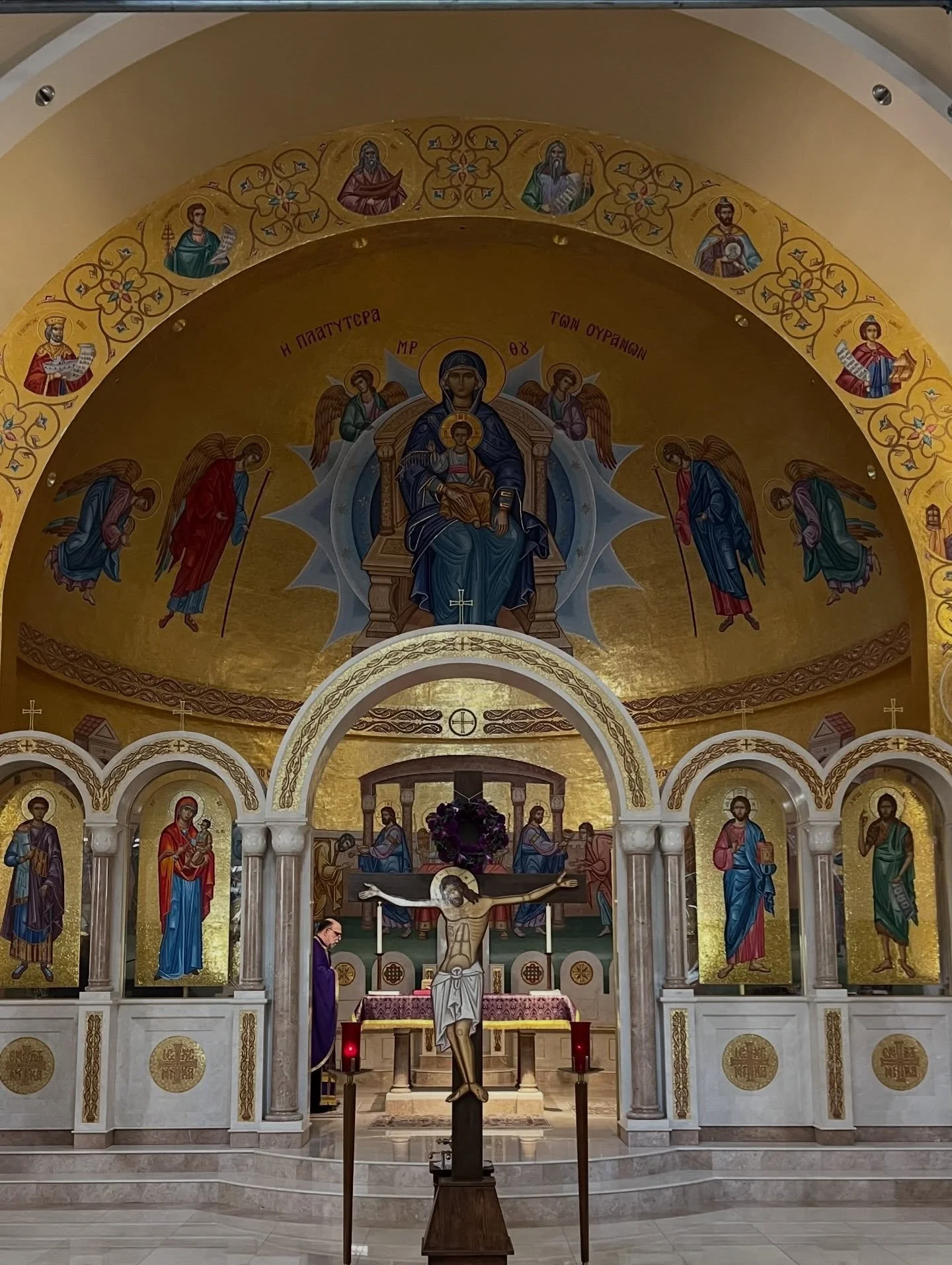 Holy Friday - Royal Hours, decorating of the epitaphio, the Church School retreat, Apokathelosis, and finally Lamentations. 

Glory to God for our wonderful community who came together on this most holy day. Blessed Resurrection! &Kappa;&alpha;&lambd