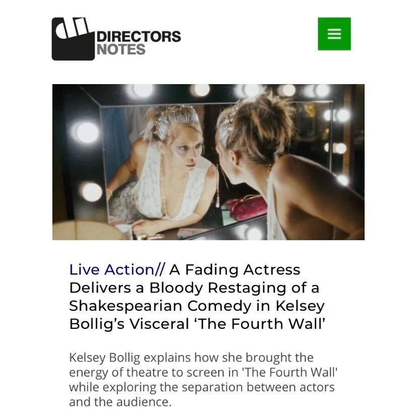 Directors Notes: An Interview with Kelsey Bollig